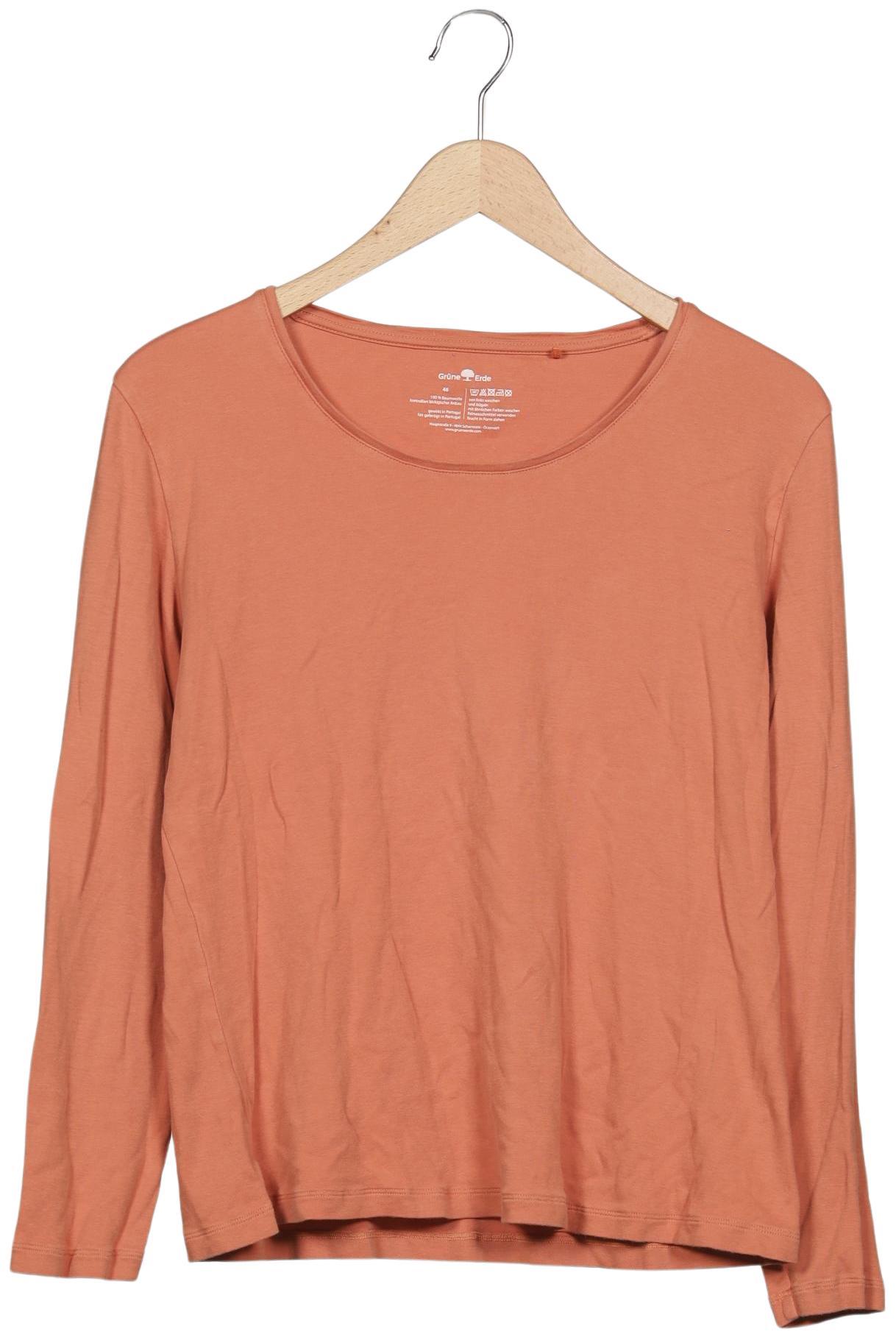 

Grüne Erde Damen Langarmshirt, orange, Gr. 46