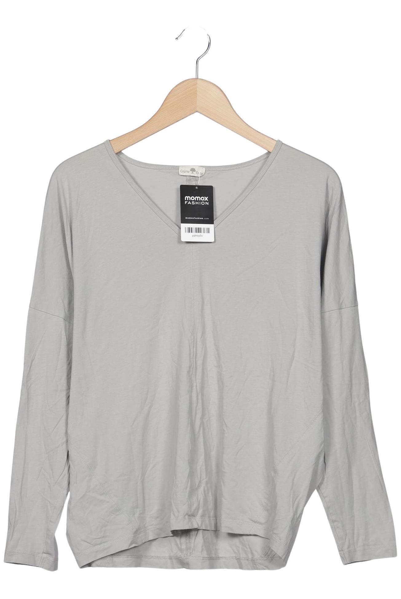 

Grüne Erde Damen Langarmshirt, grau, Gr. 42