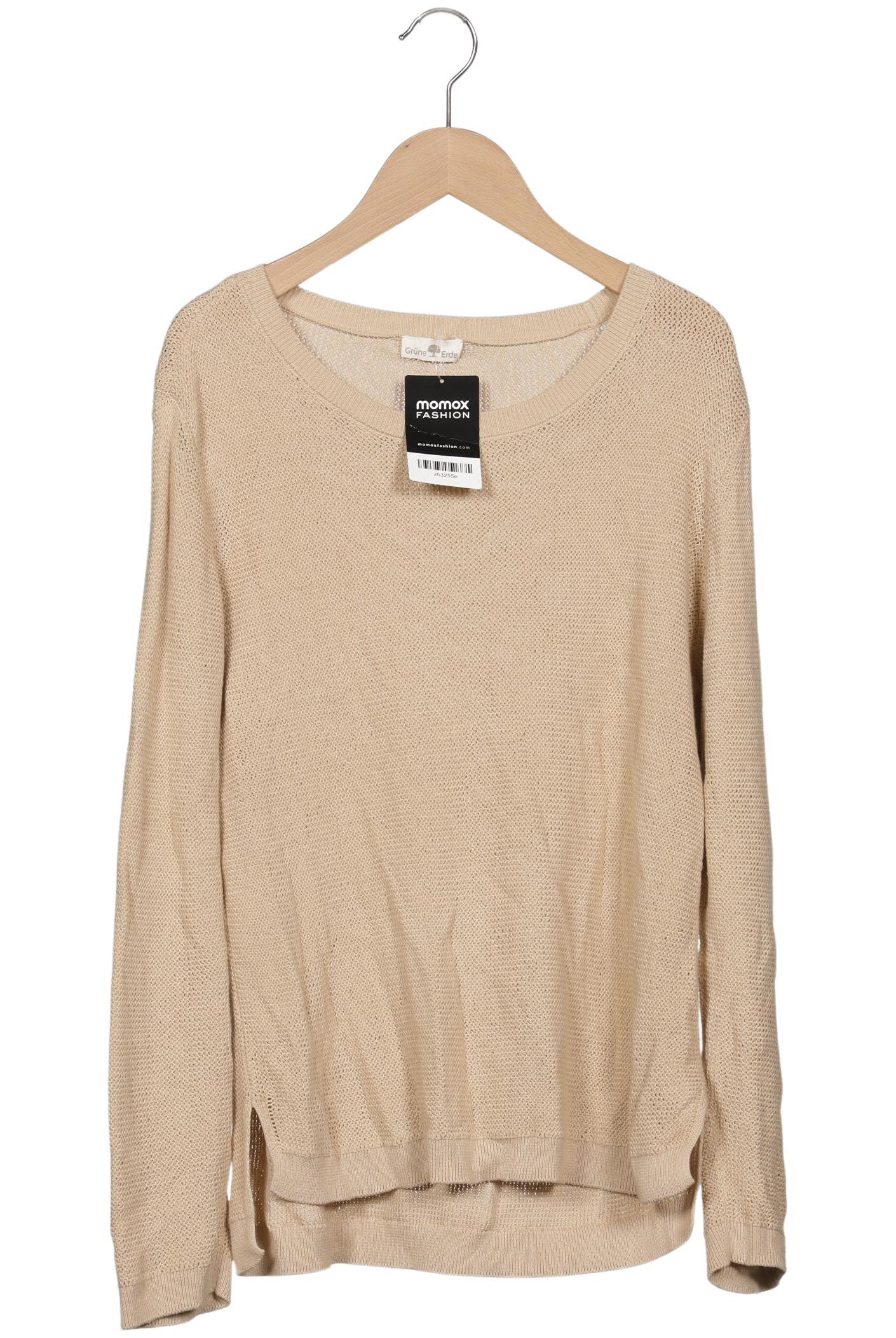 

Grüne Erde Damen Pullover, beige, Gr. 42