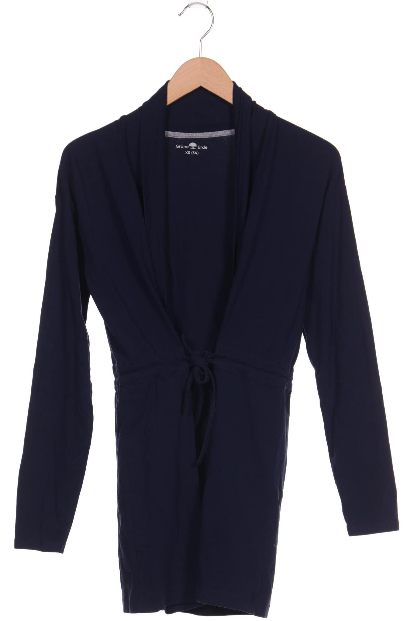 

Grüne Erde Damen Strickjacke, marineblau, Gr. 34
