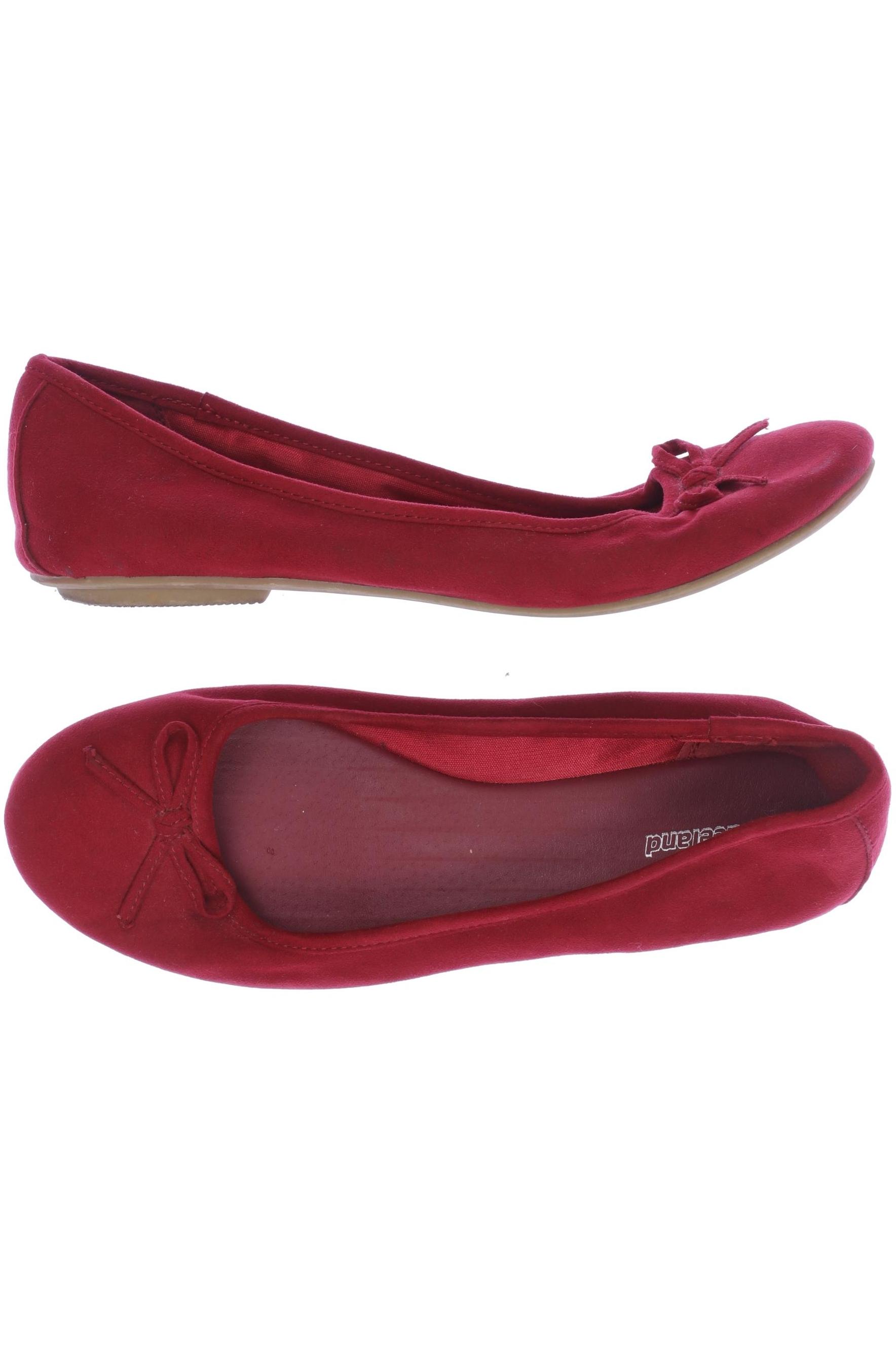 

Graceland Damen Ballerinas, rot, Gr. 38