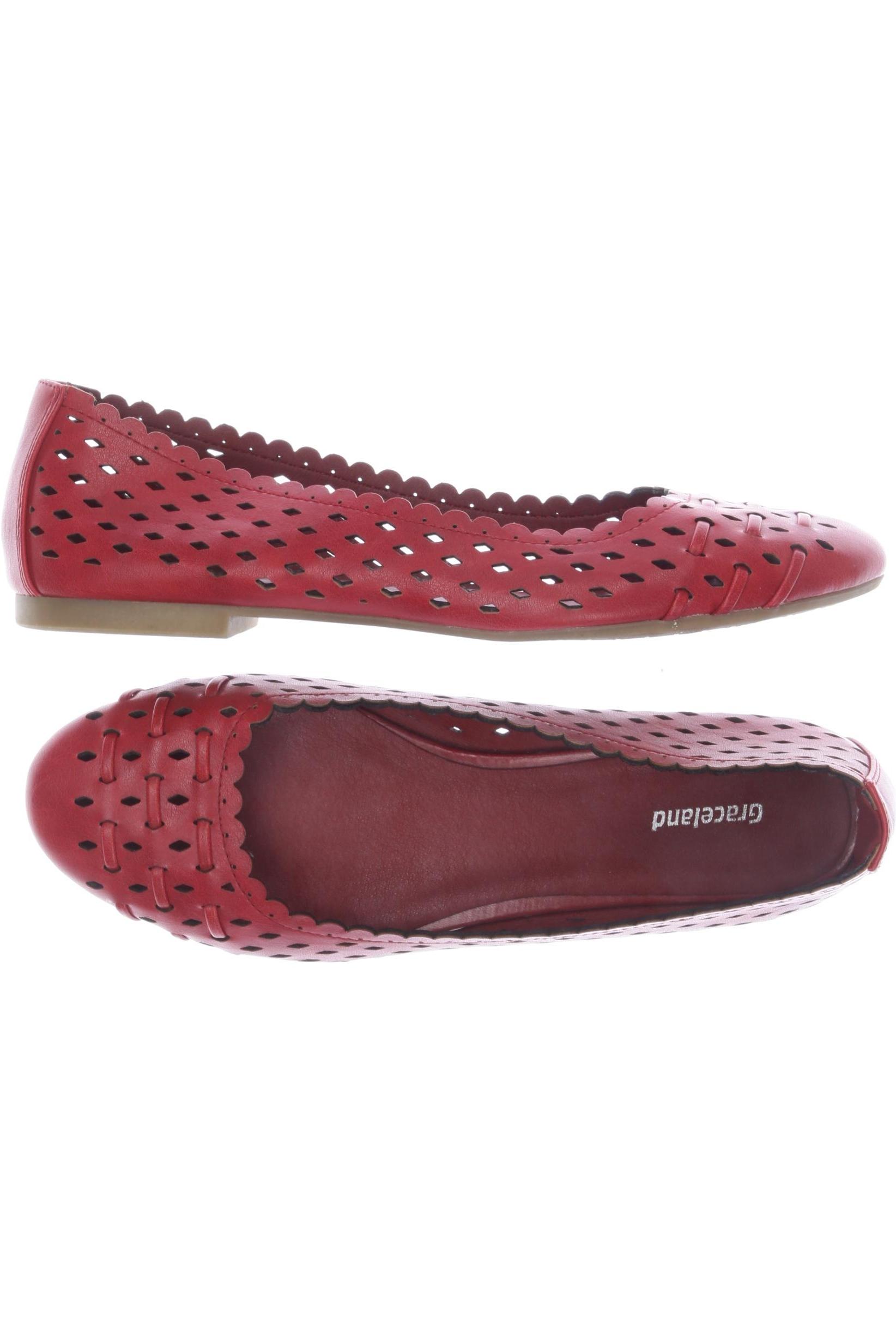 

Graceland Damen Ballerinas, rot, Gr. 40