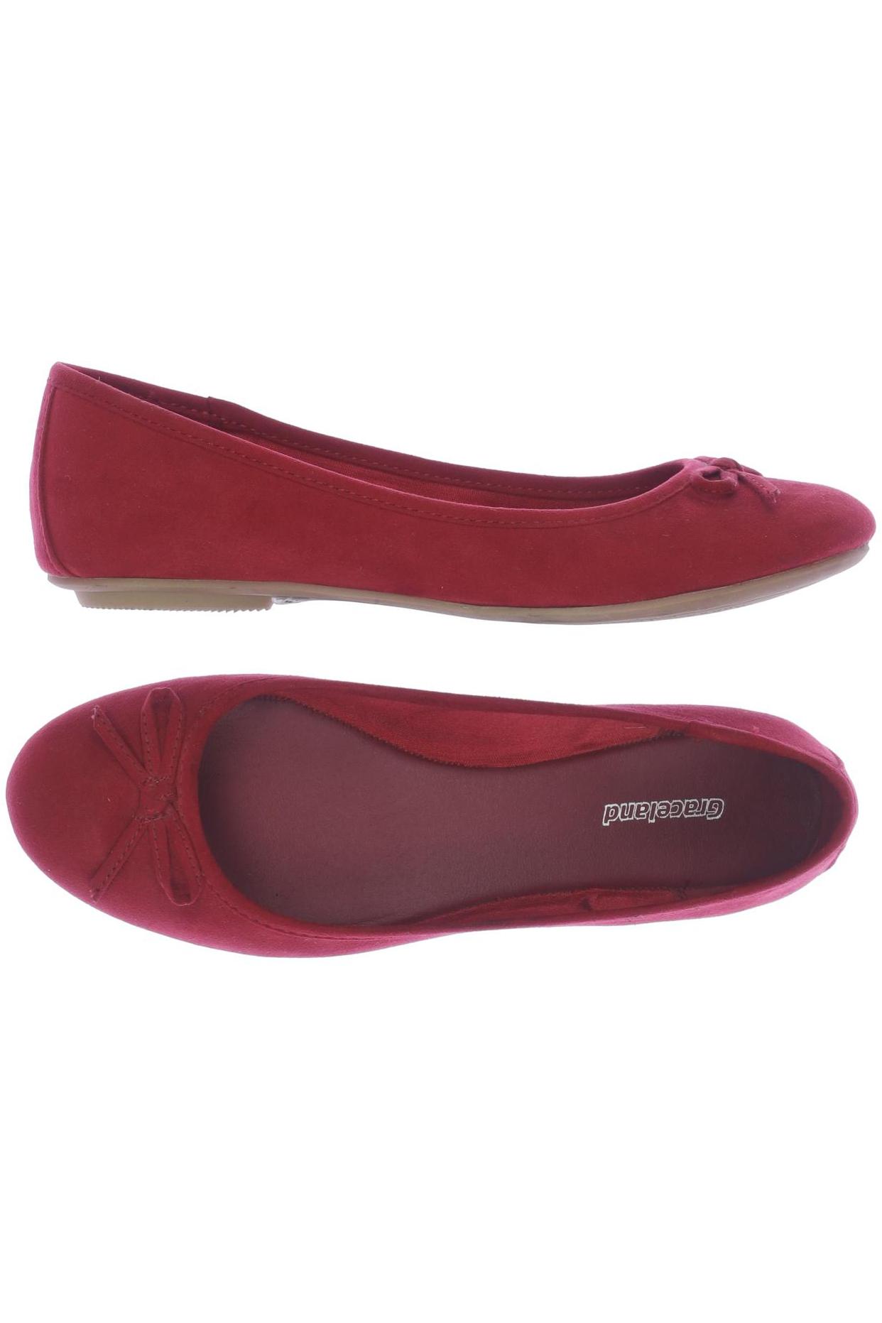 

Graceland Damen Ballerinas, rot, Gr. 37