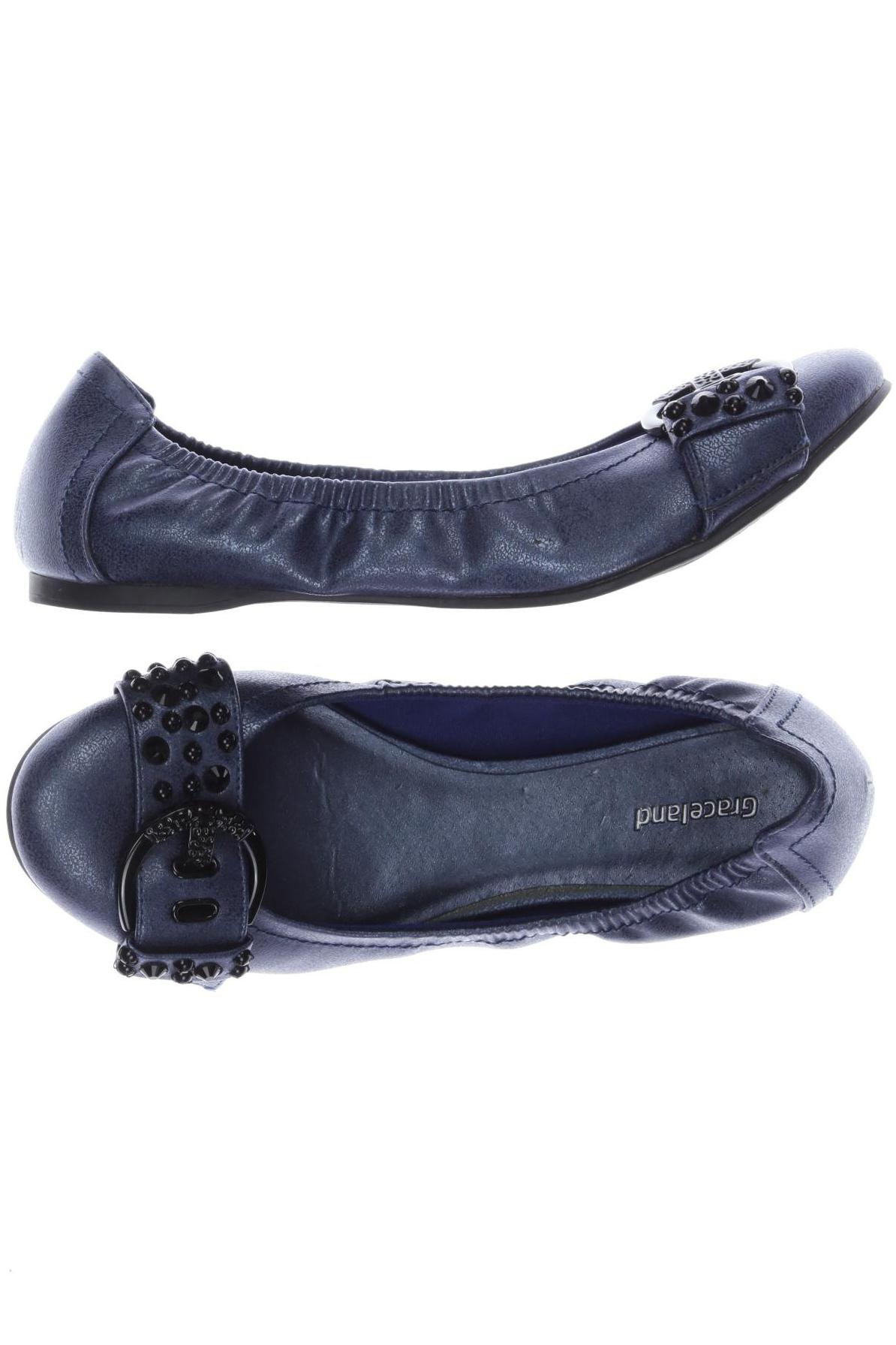 

Graceland Damen Ballerinas, blau, Gr. 38