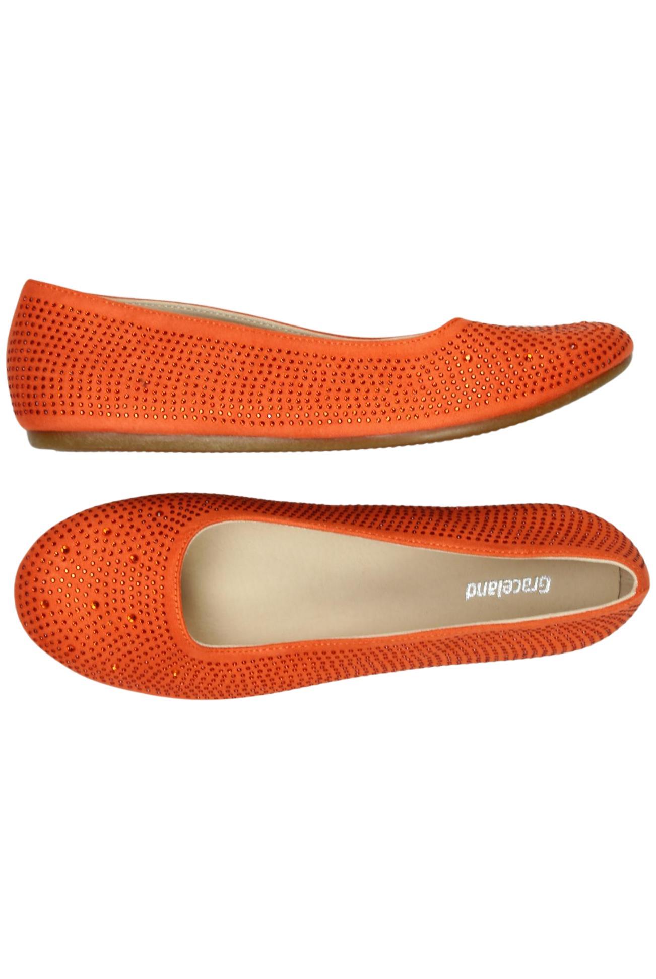 Thumbnail - Graceland Damen Ballerinas, orange, Gr. 38
