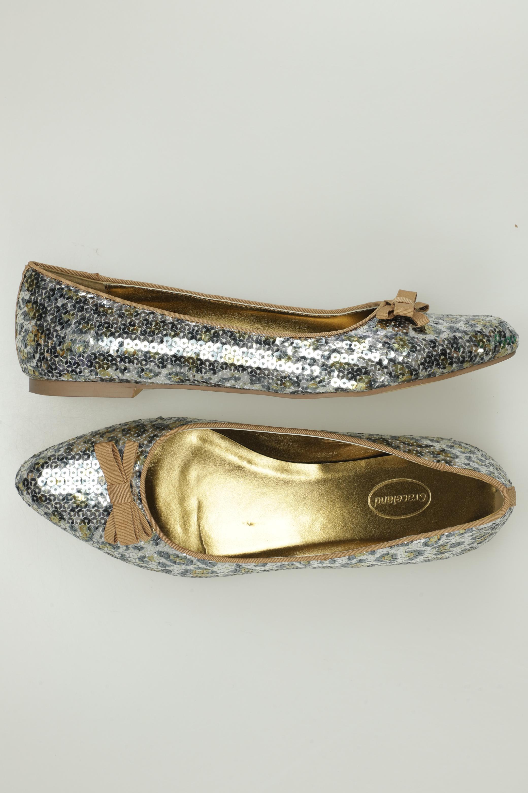 

Graceland Damen Ballerinas, silber, Gr. 39