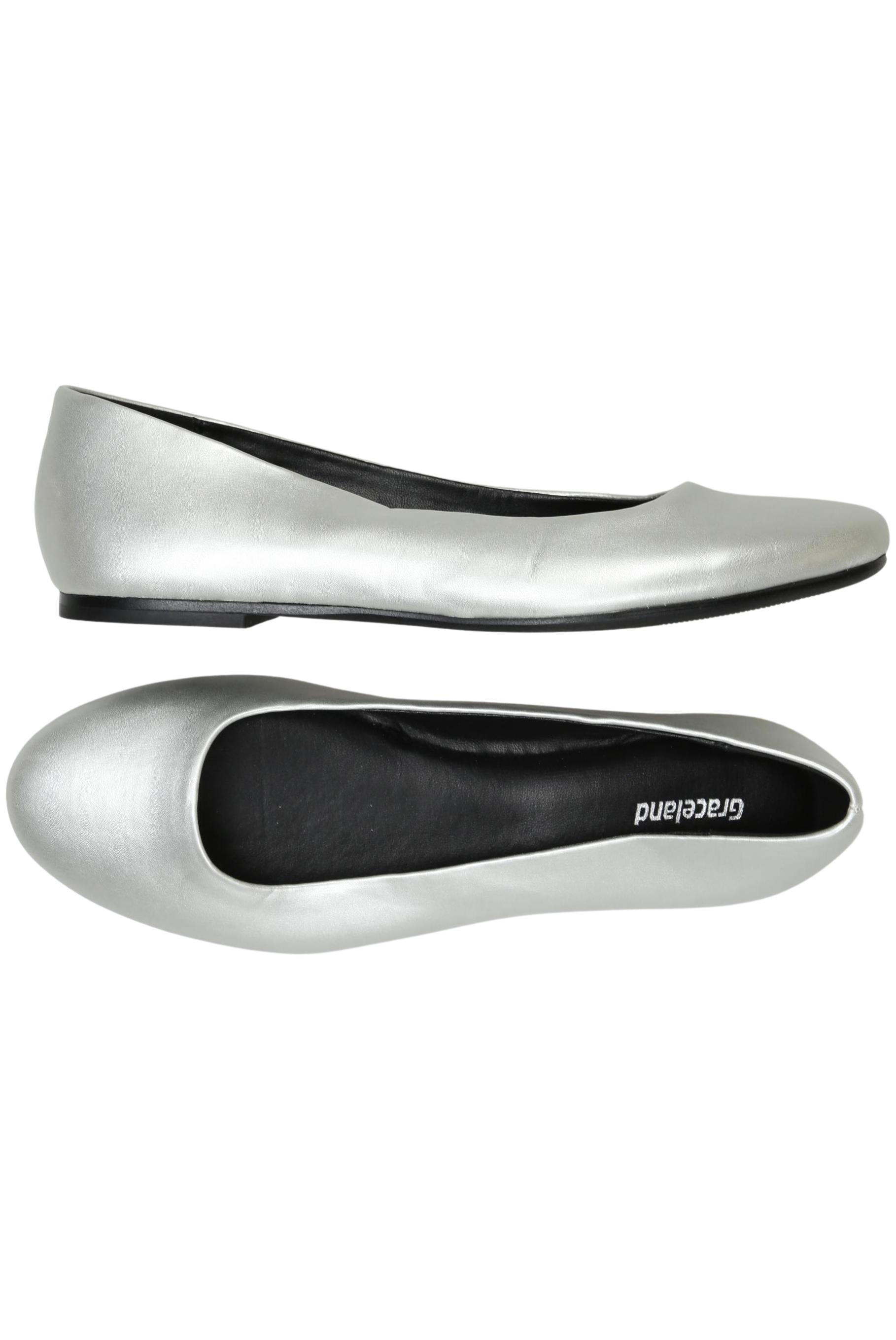 

Graceland Damen Ballerinas, silber, Gr. 38