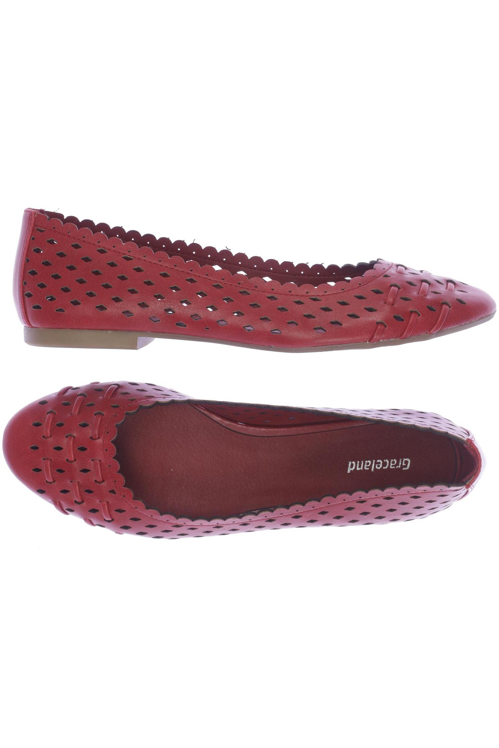 

Graceland Damen Ballerinas, rot