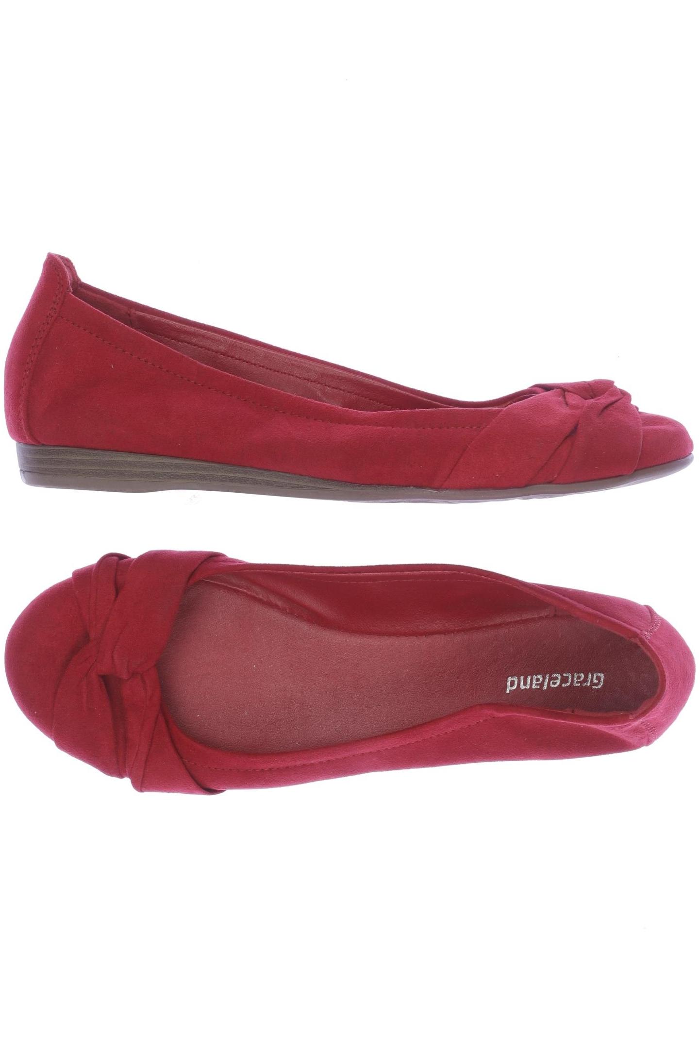 

Graceland Damen Ballerinas, rot, Gr. 37