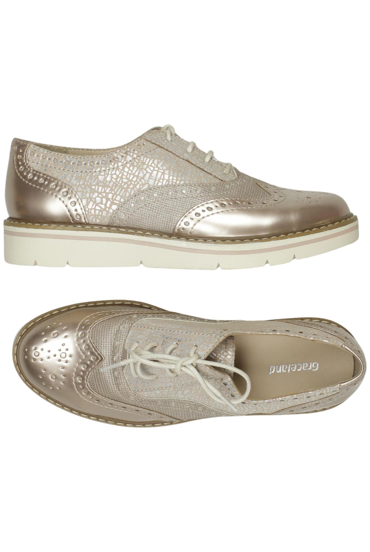 

Graceland Damen Halbschuh, gold, Gr. 36