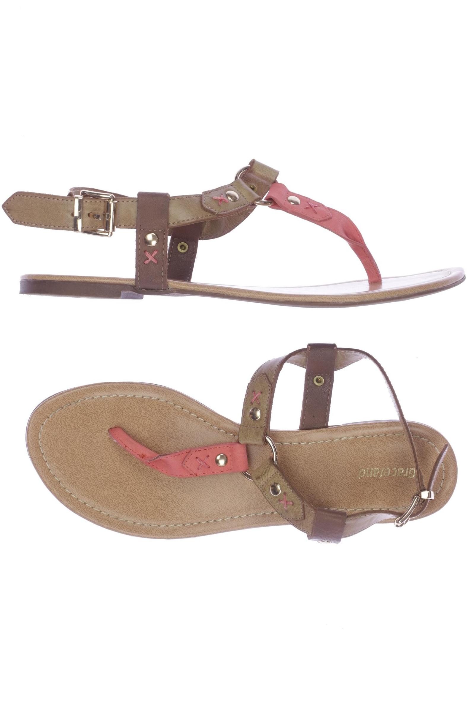 

Graceland Damen Sandale, braun, Gr. 40