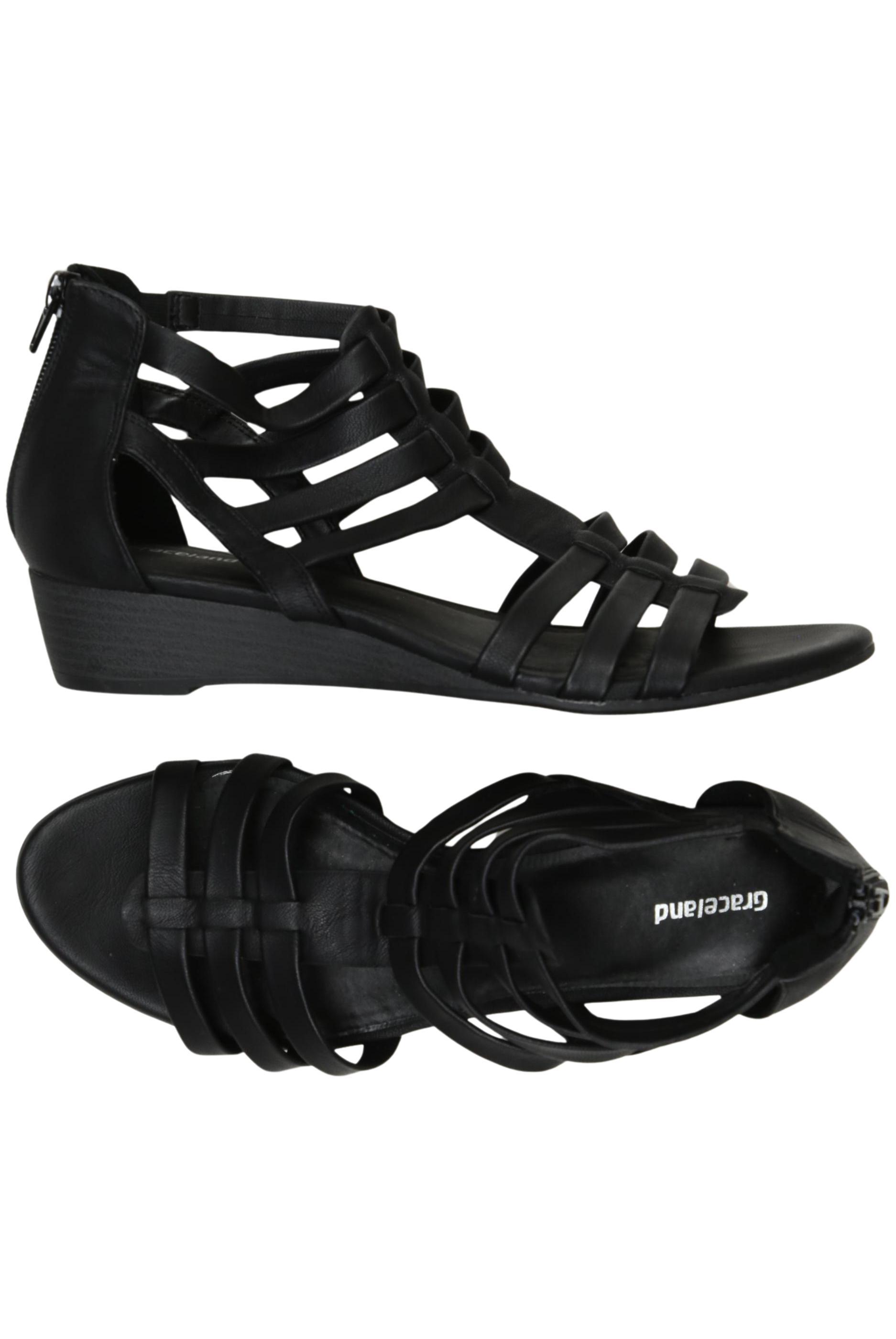 

Graceland Damen Sandale, schwarz, Gr. 40