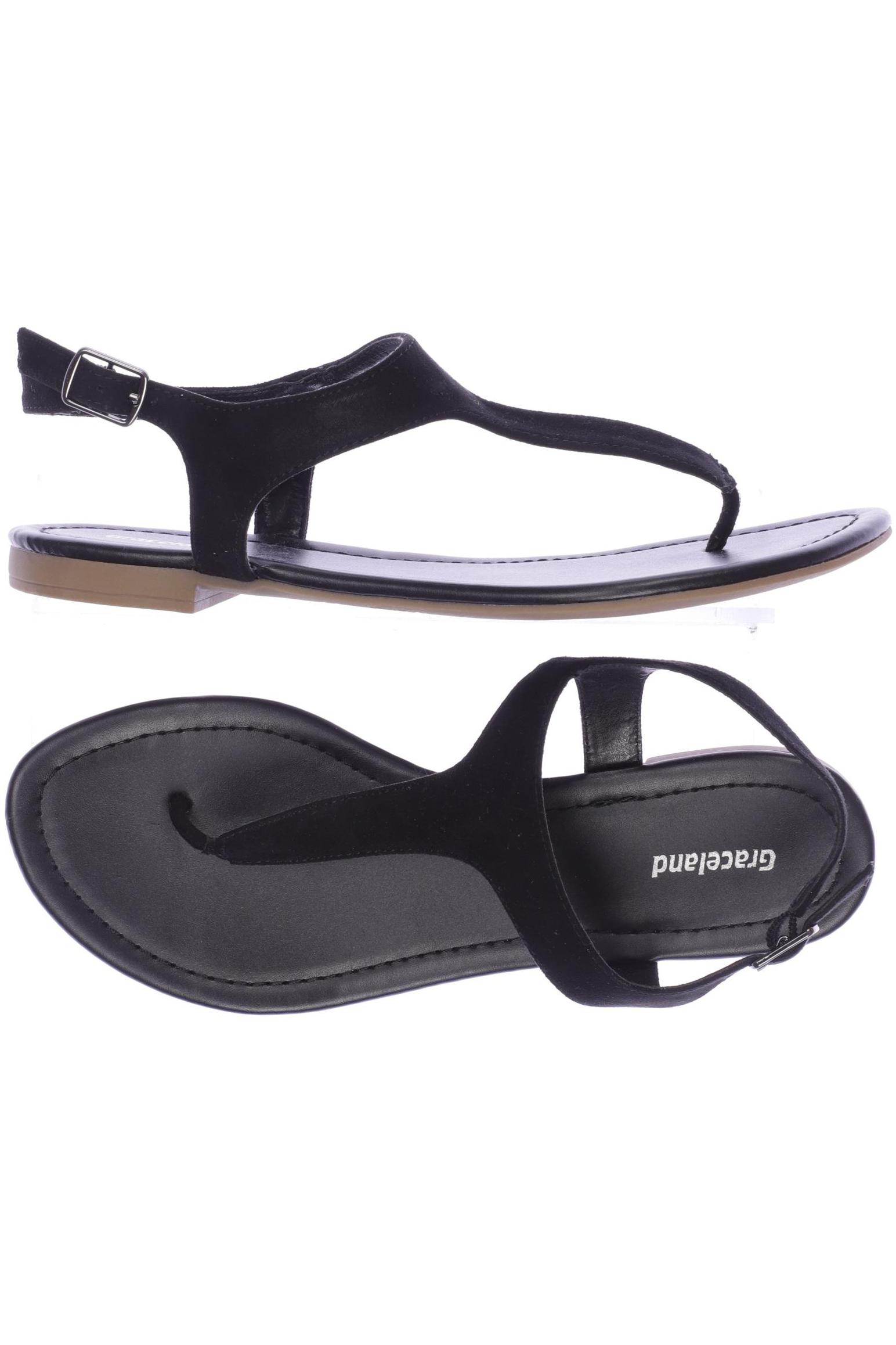 

Graceland Damen Sandale, schwarz, Gr. 38