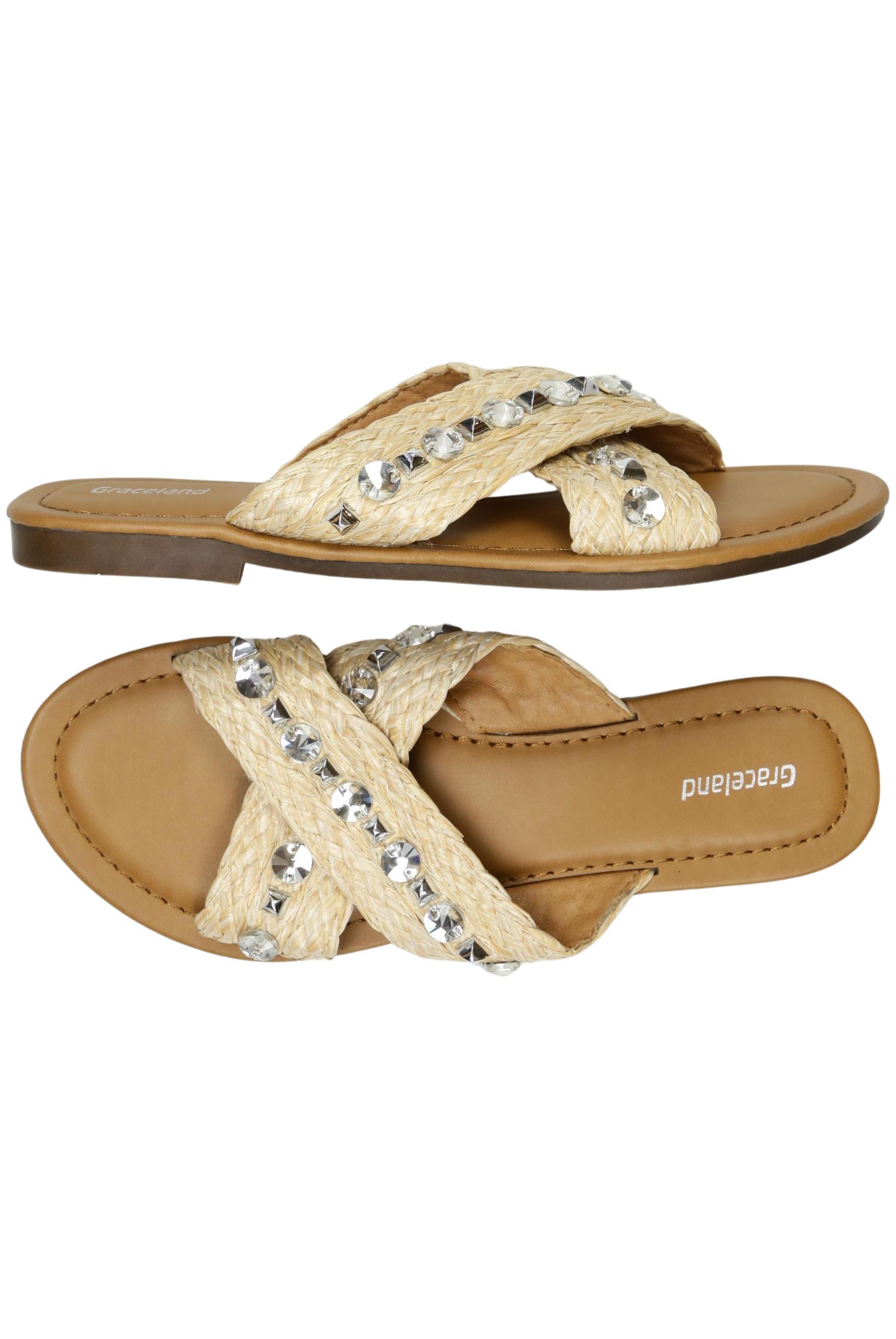 

Graceland Damen Sandale, beige, Gr. 39