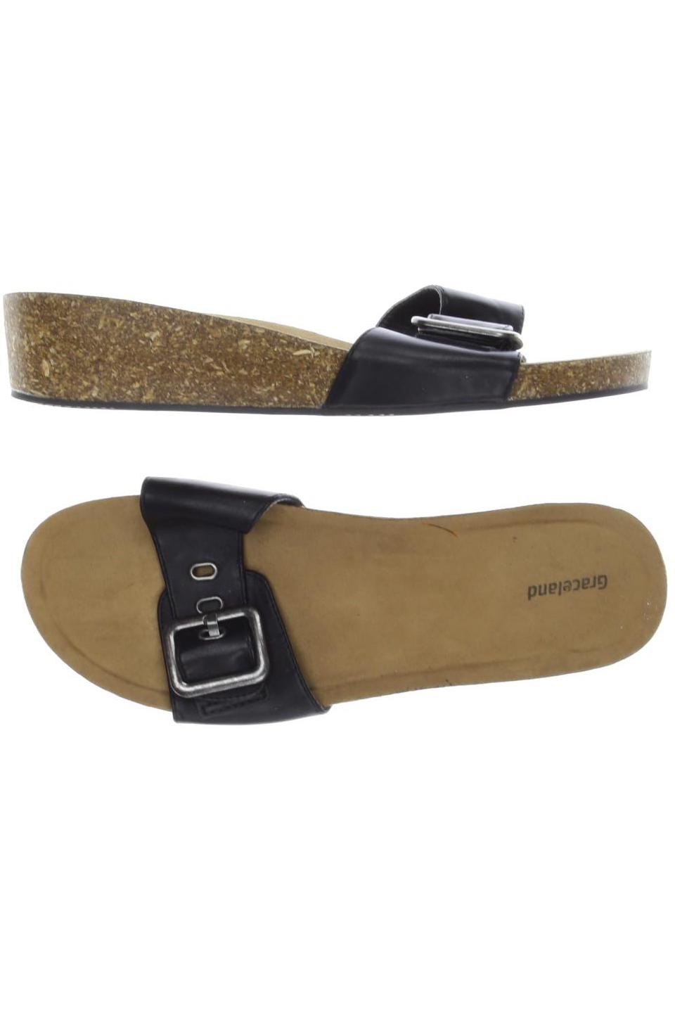 

Graceland Damen Sandale, schwarz, Gr. 42
