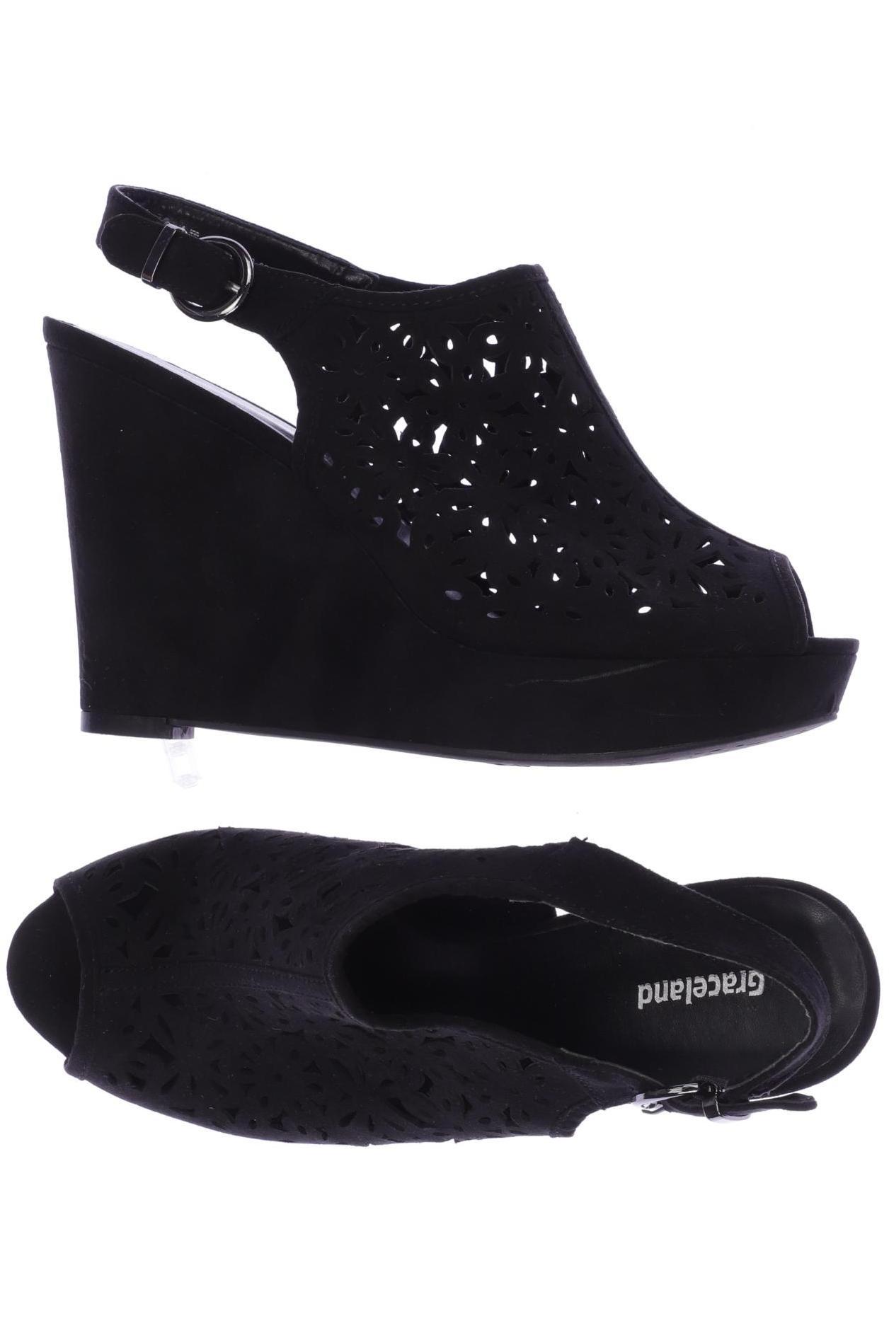 

Graceland Damen Sandale, schwarz, Gr. 39