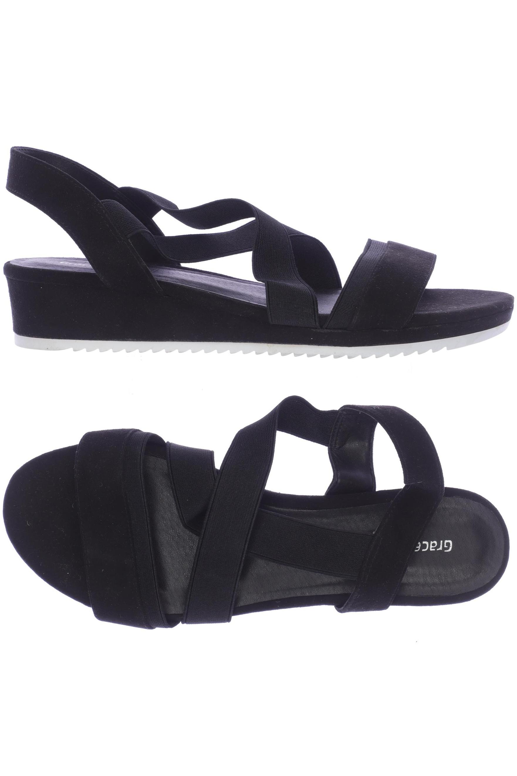 

Graceland Damen Sandale, schwarz, Gr. 39