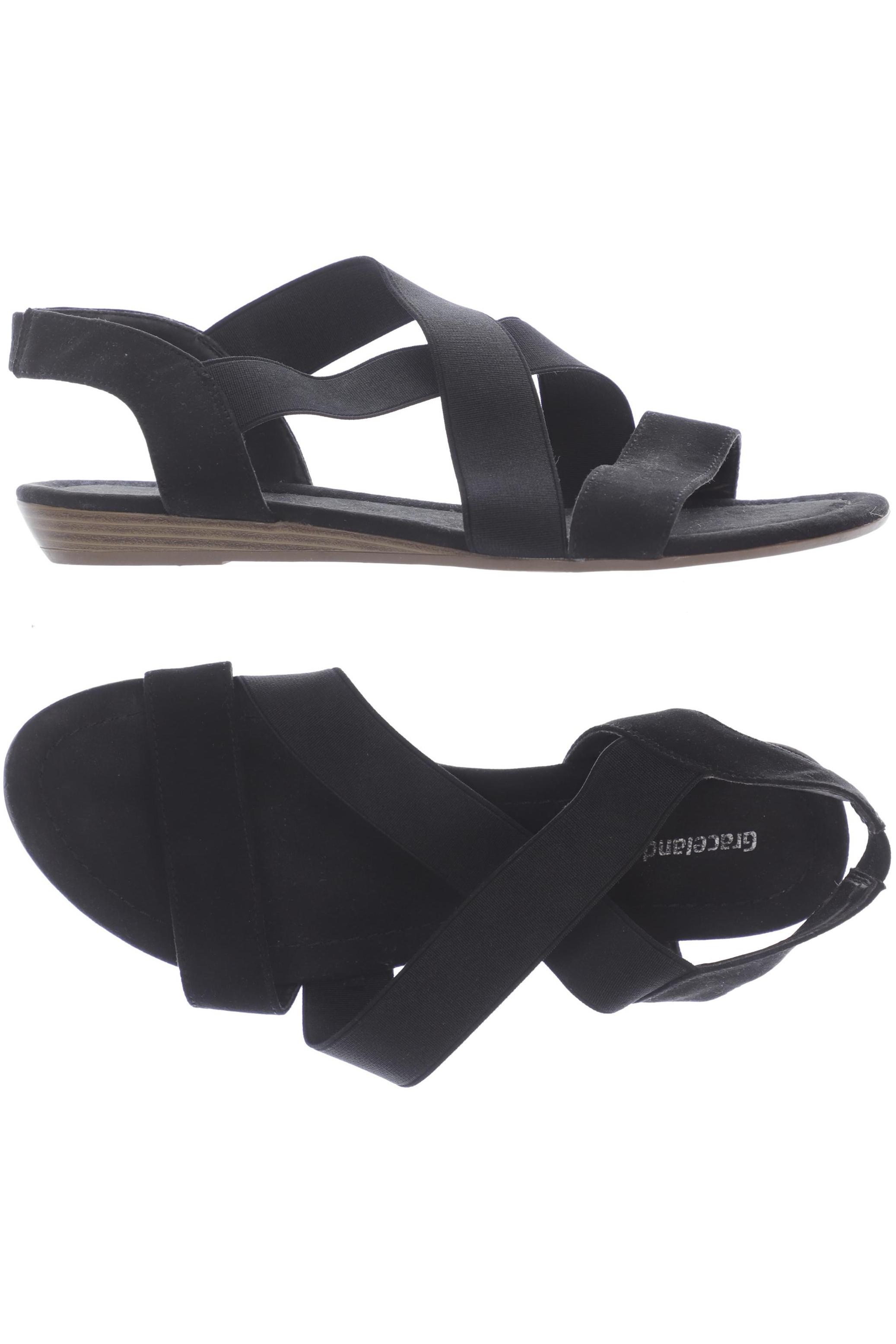 

Graceland Damen Sandale, schwarz, Gr. 39