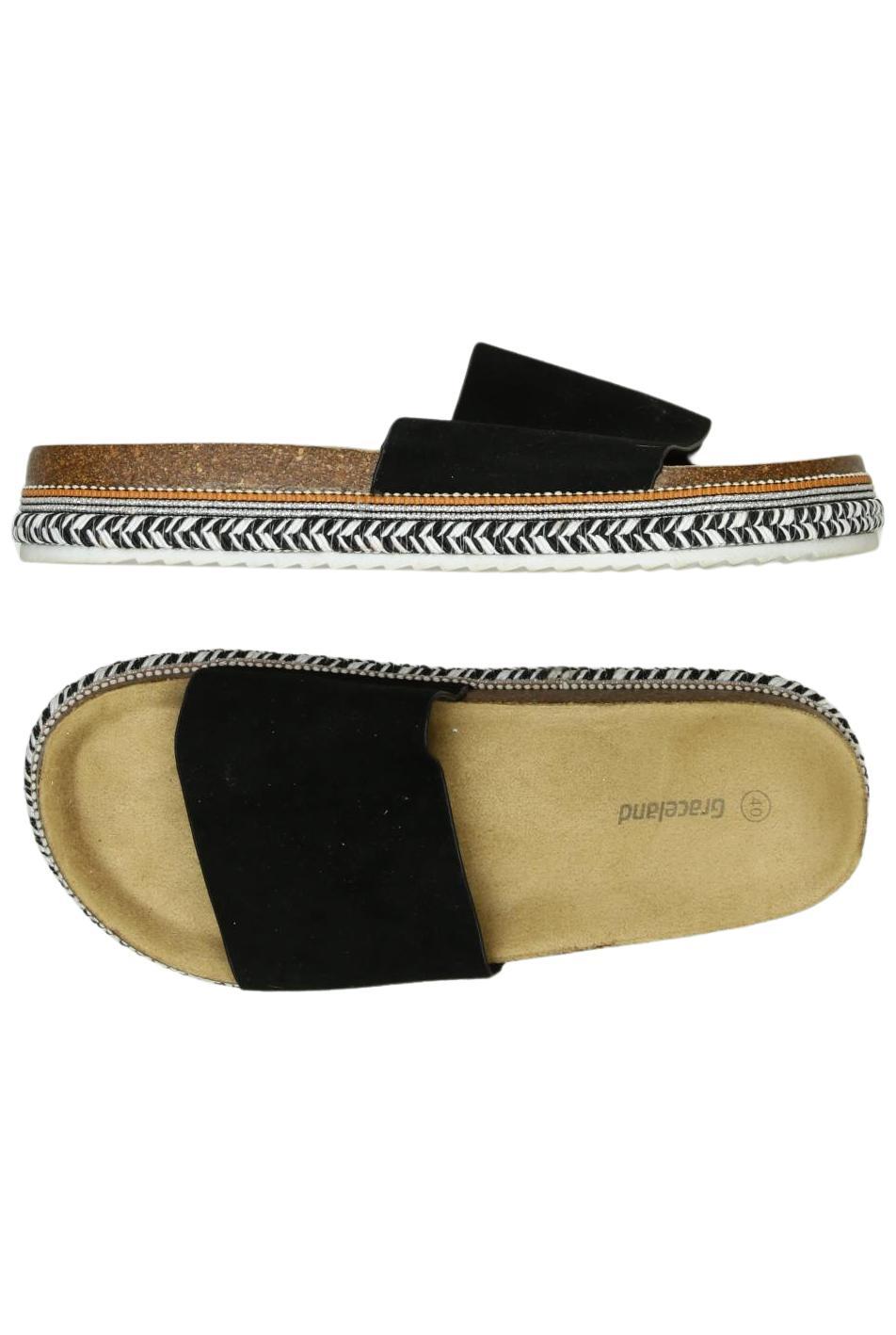 

Graceland Damen Sandale, schwarz, Gr. 40