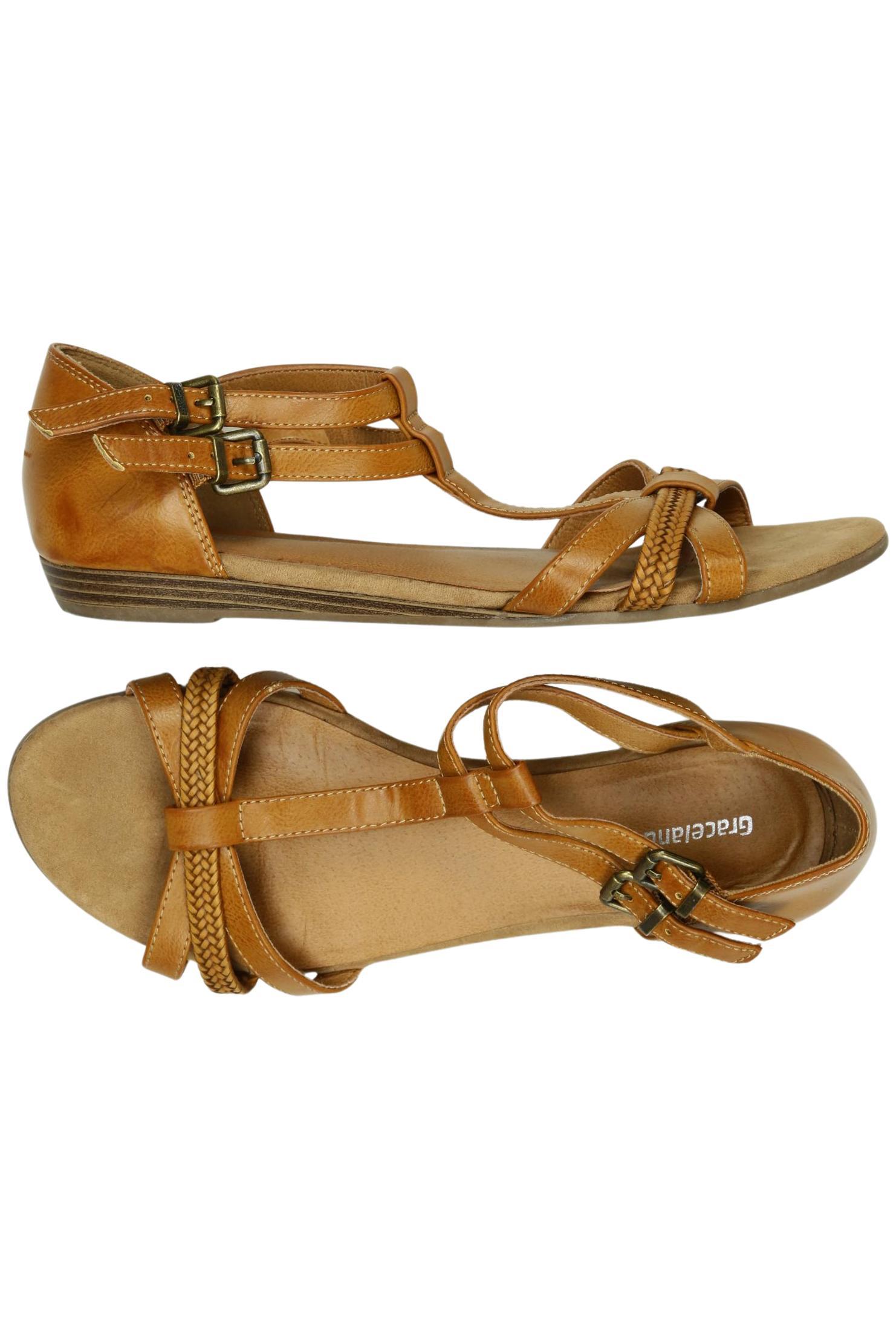 

Graceland Damen Sandale, braun, Gr. 40