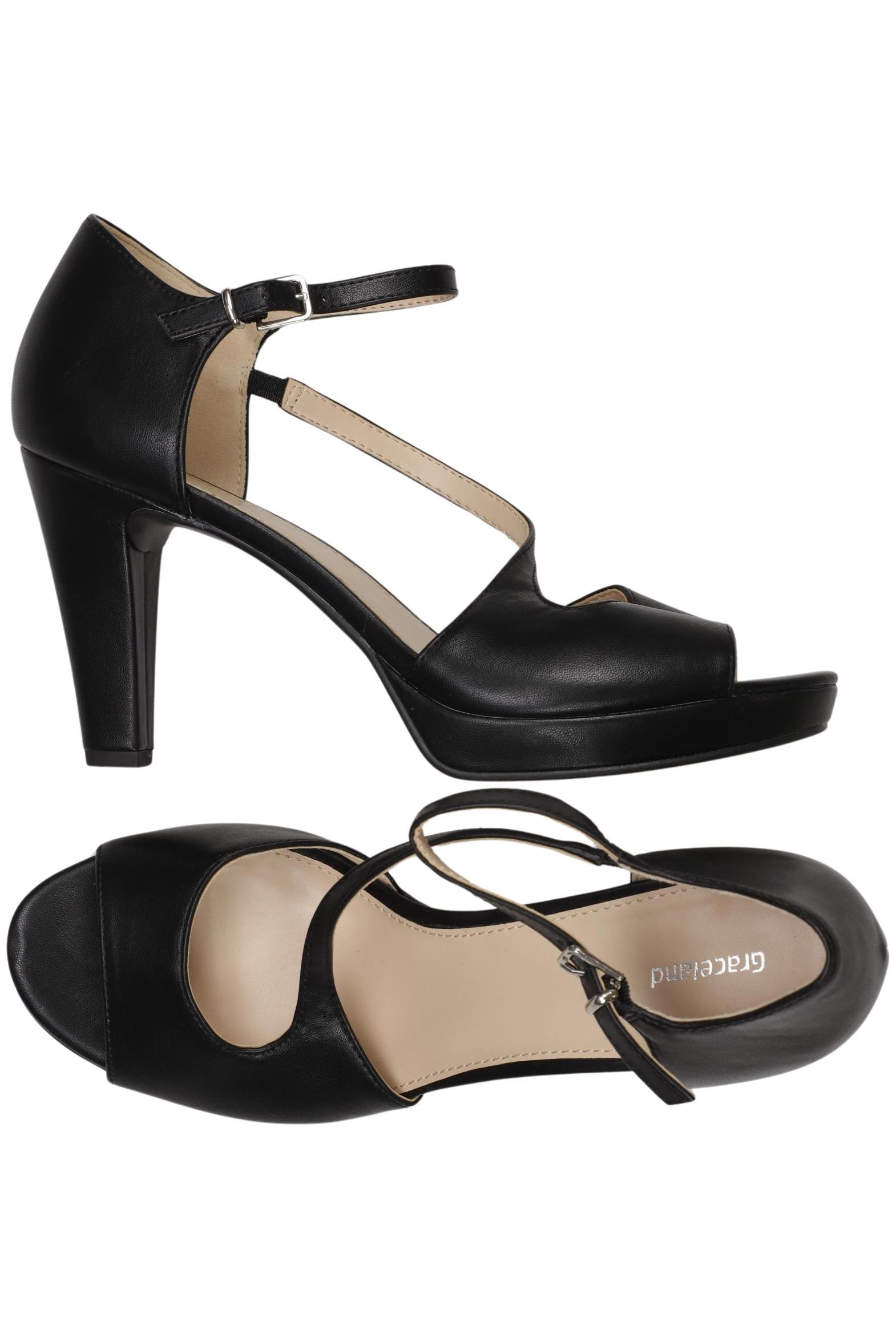 

Graceland Damen Sandale, schwarz, Gr. 42