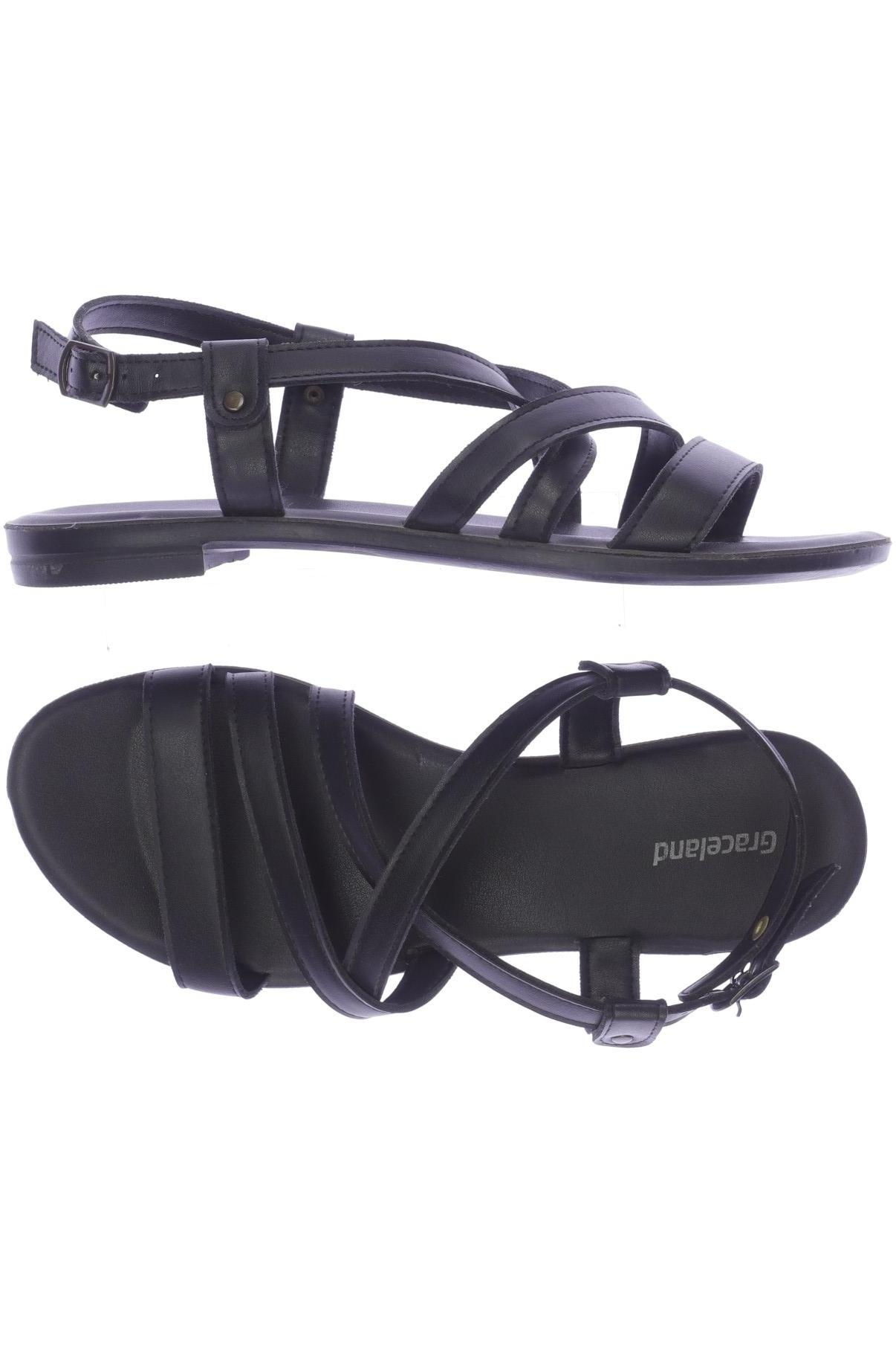 

Graceland Damen Sandale, schwarz, Gr. 37