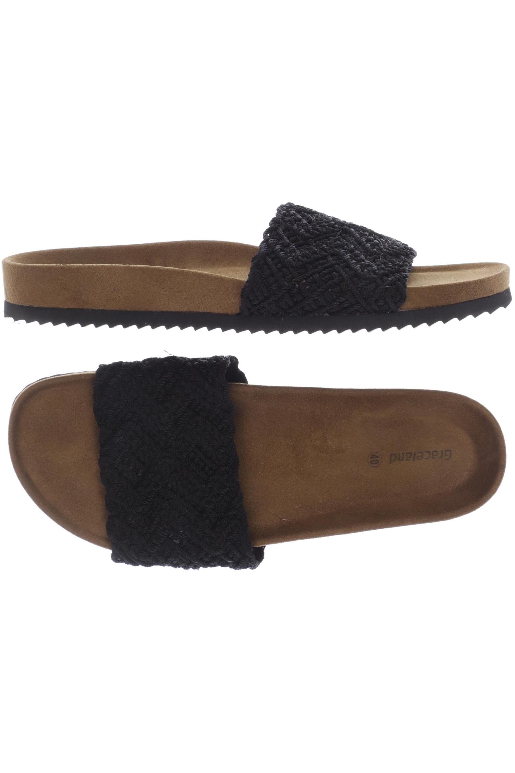 

Graceland Damen Sandale, schwarz, Gr. 40