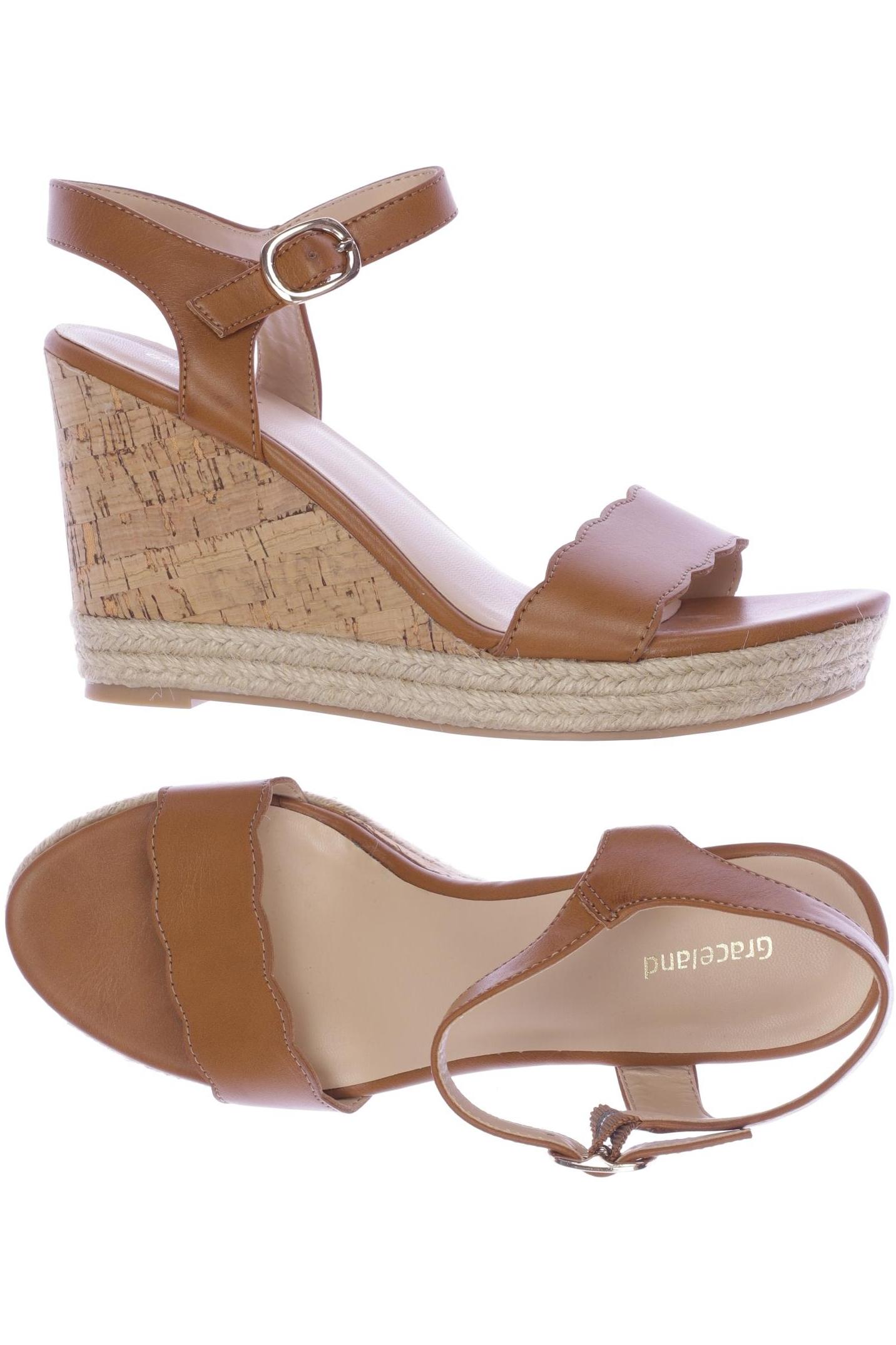 

Graceland Damen Sandale, braun, Gr. 38