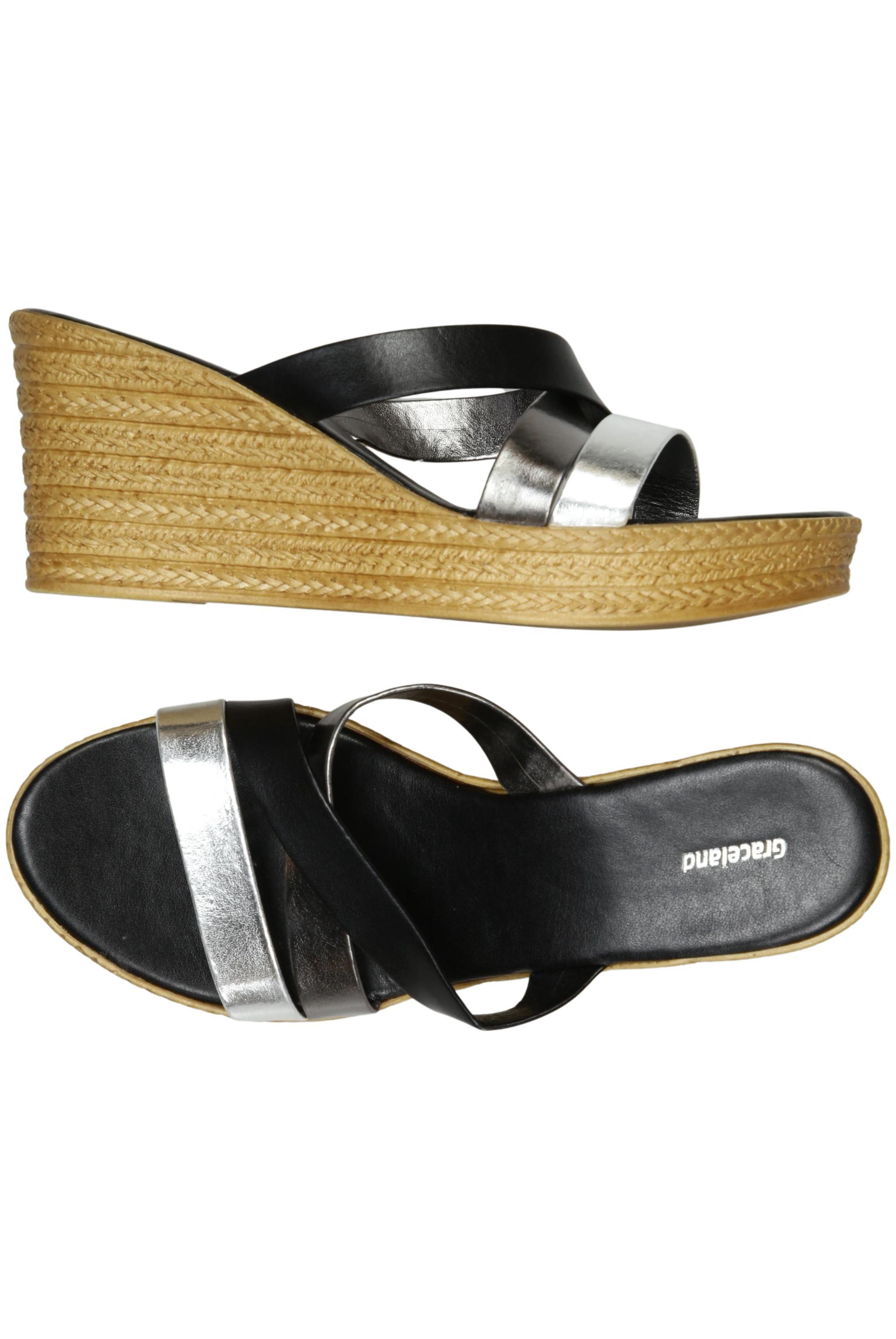 

Graceland Damen Sandale, schwarz, Gr. 39