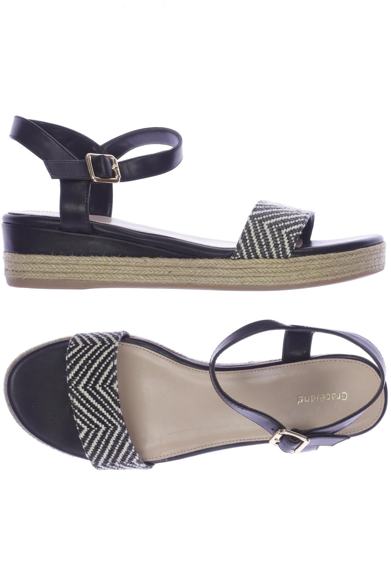 

Graceland Damen Sandale, schwarz, Gr. 41