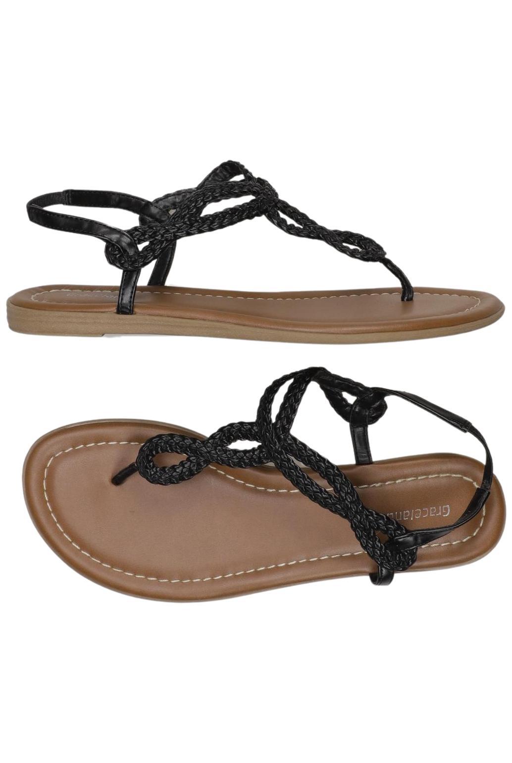 

Graceland Damen Sandale, schwarz, Gr. 39