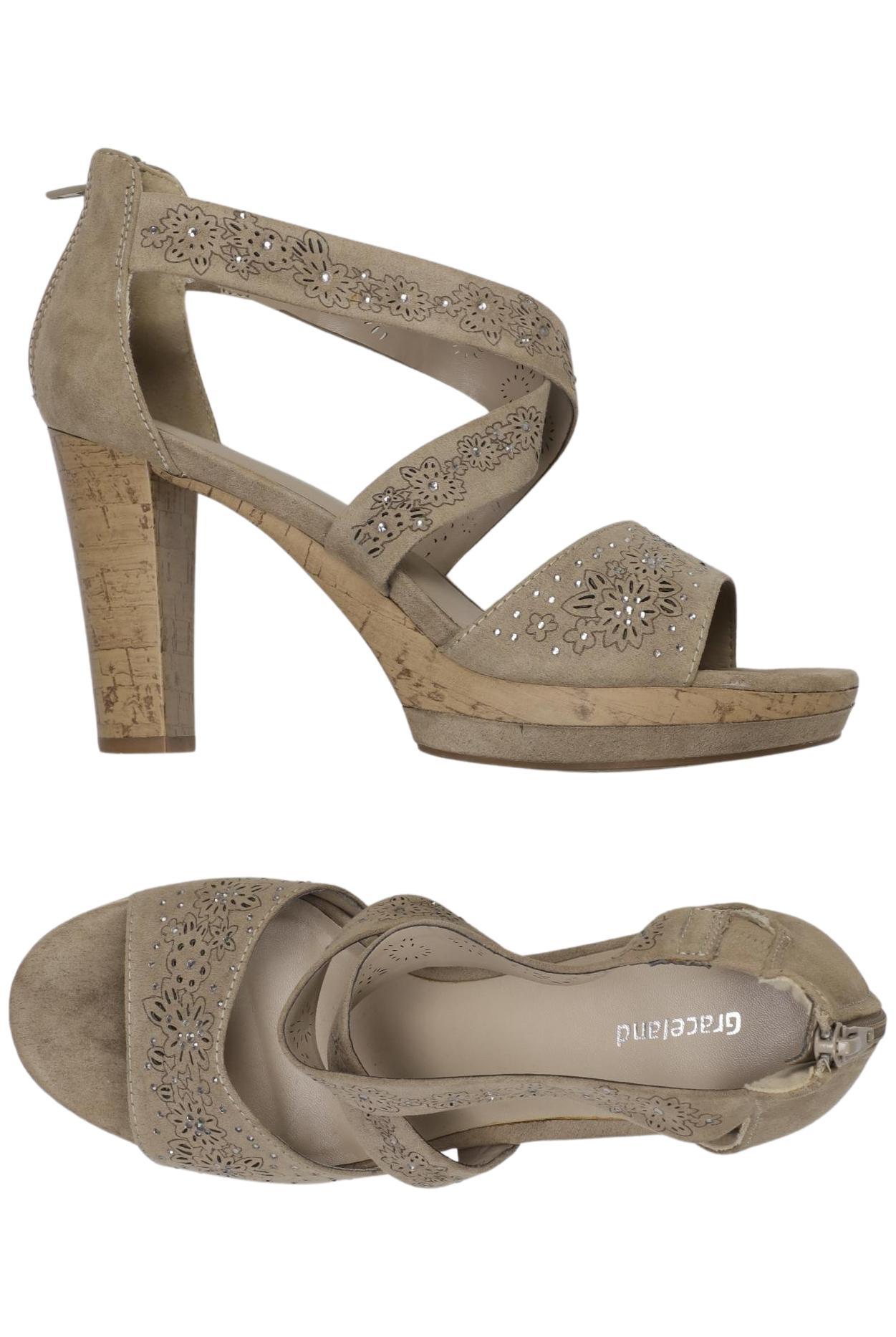 

Graceland Damen Sandale, beige, Gr. 39