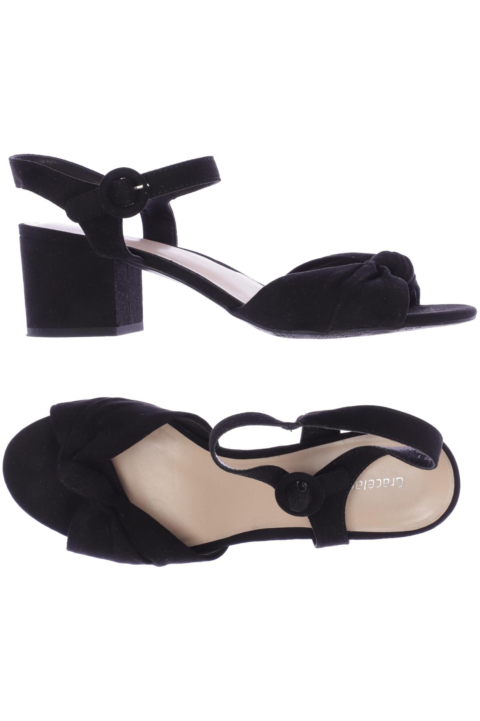 

Graceland Damen Sandale, schwarz, Gr. 40
