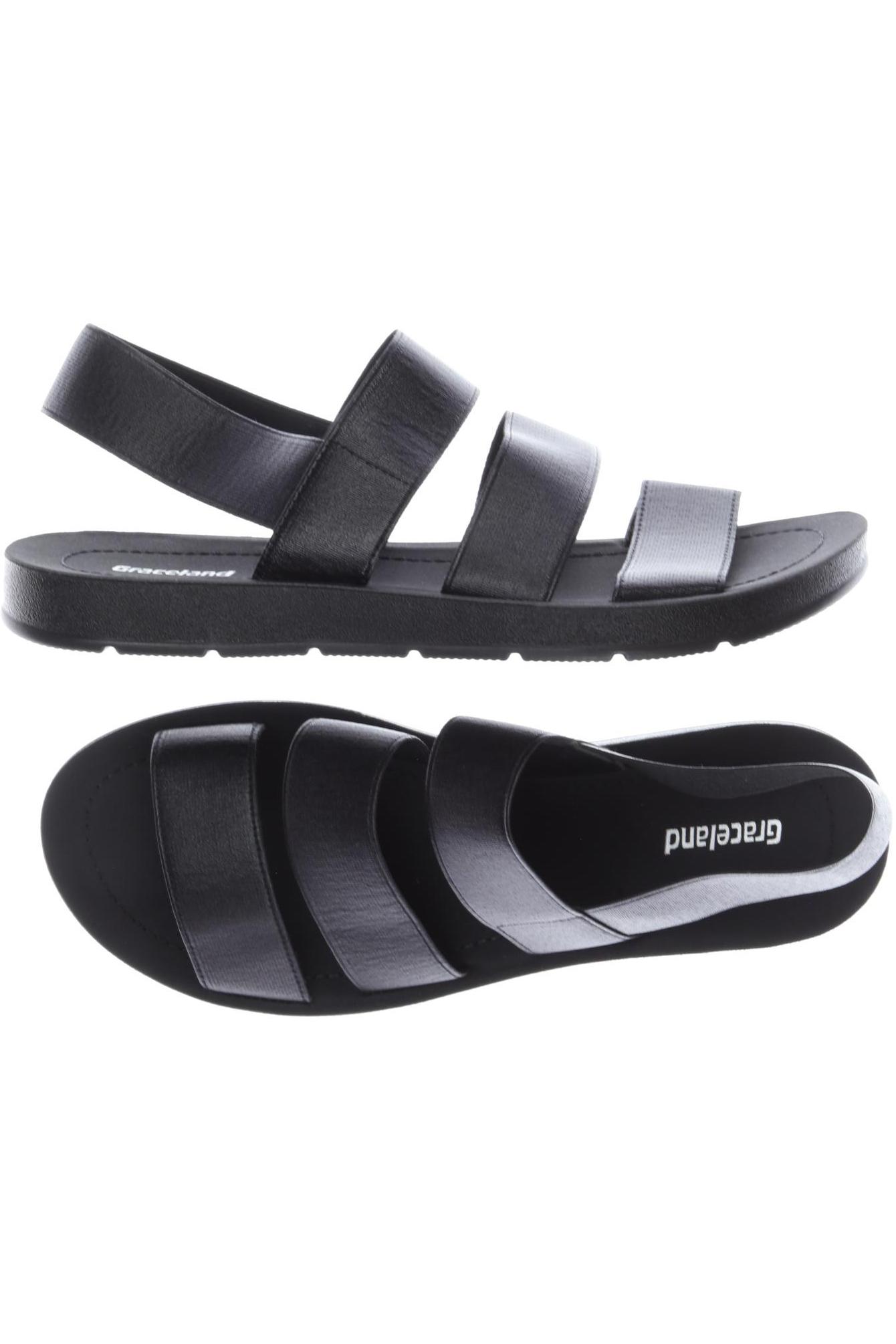 

Graceland Damen Sandale, schwarz, Gr. 38