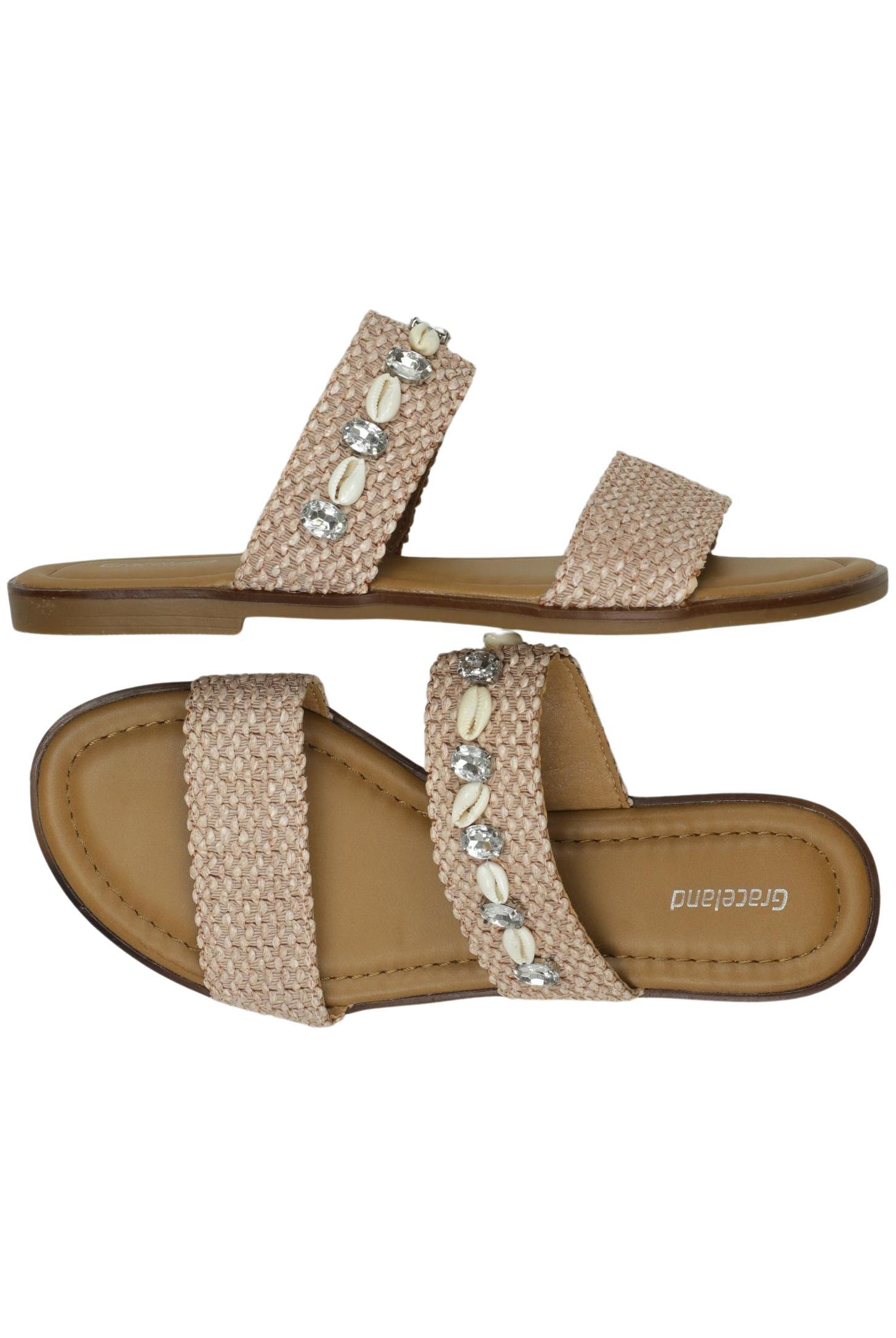 

Graceland Damen Sandale, beige, Gr. 39