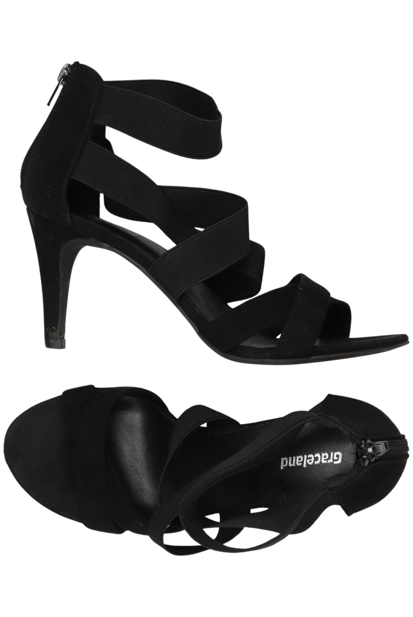 

Graceland Damen Sandale, schwarz, Gr. 38
