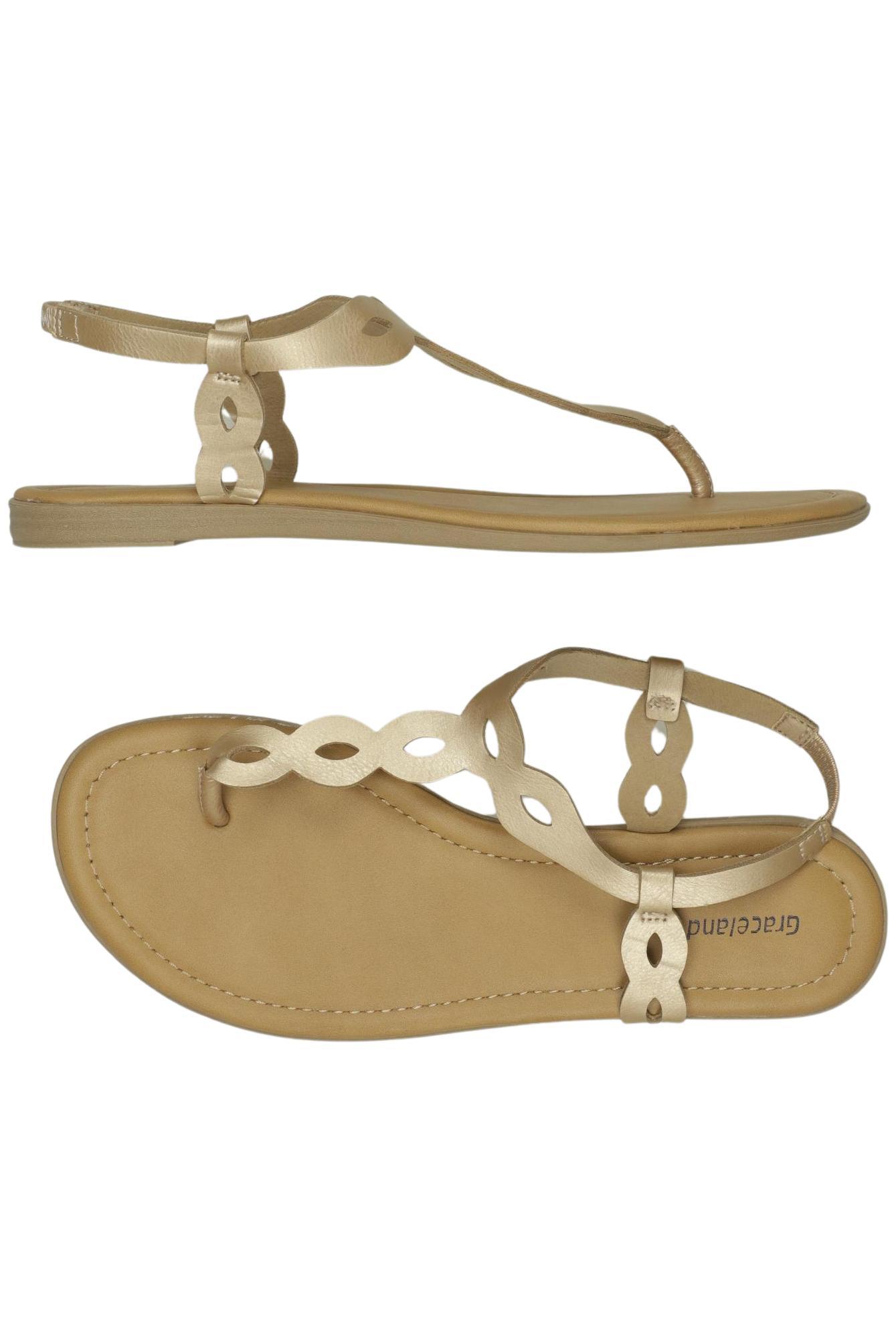 

Graceland Damen Sandale, beige, Gr. 39