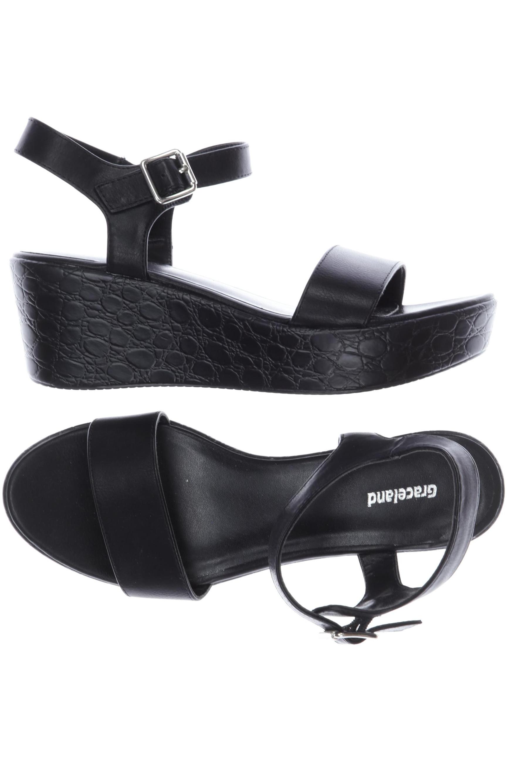 

Graceland Damen Sandale, schwarz, Gr. 39