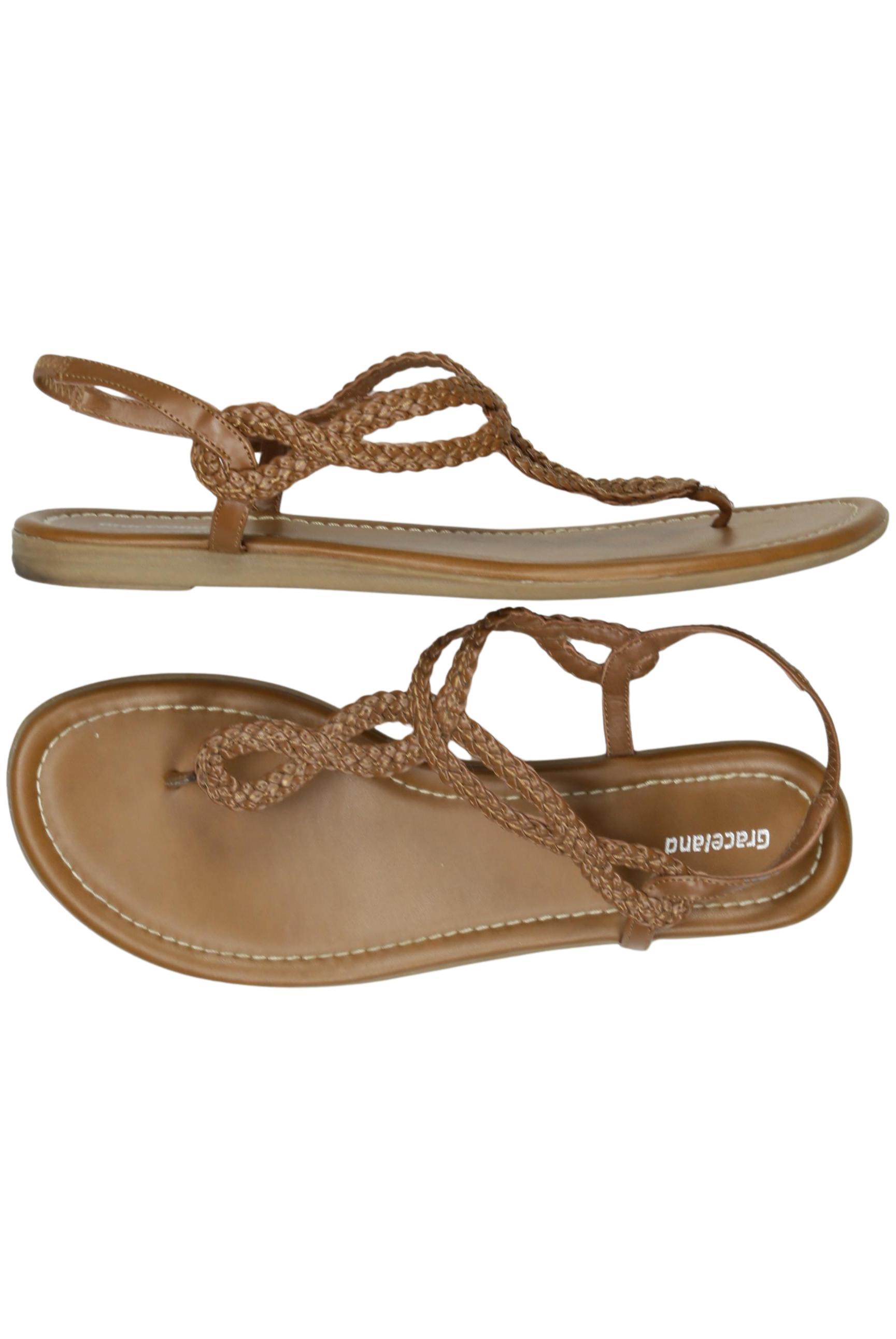 

Graceland Damen Sandale, braun, Gr. 42