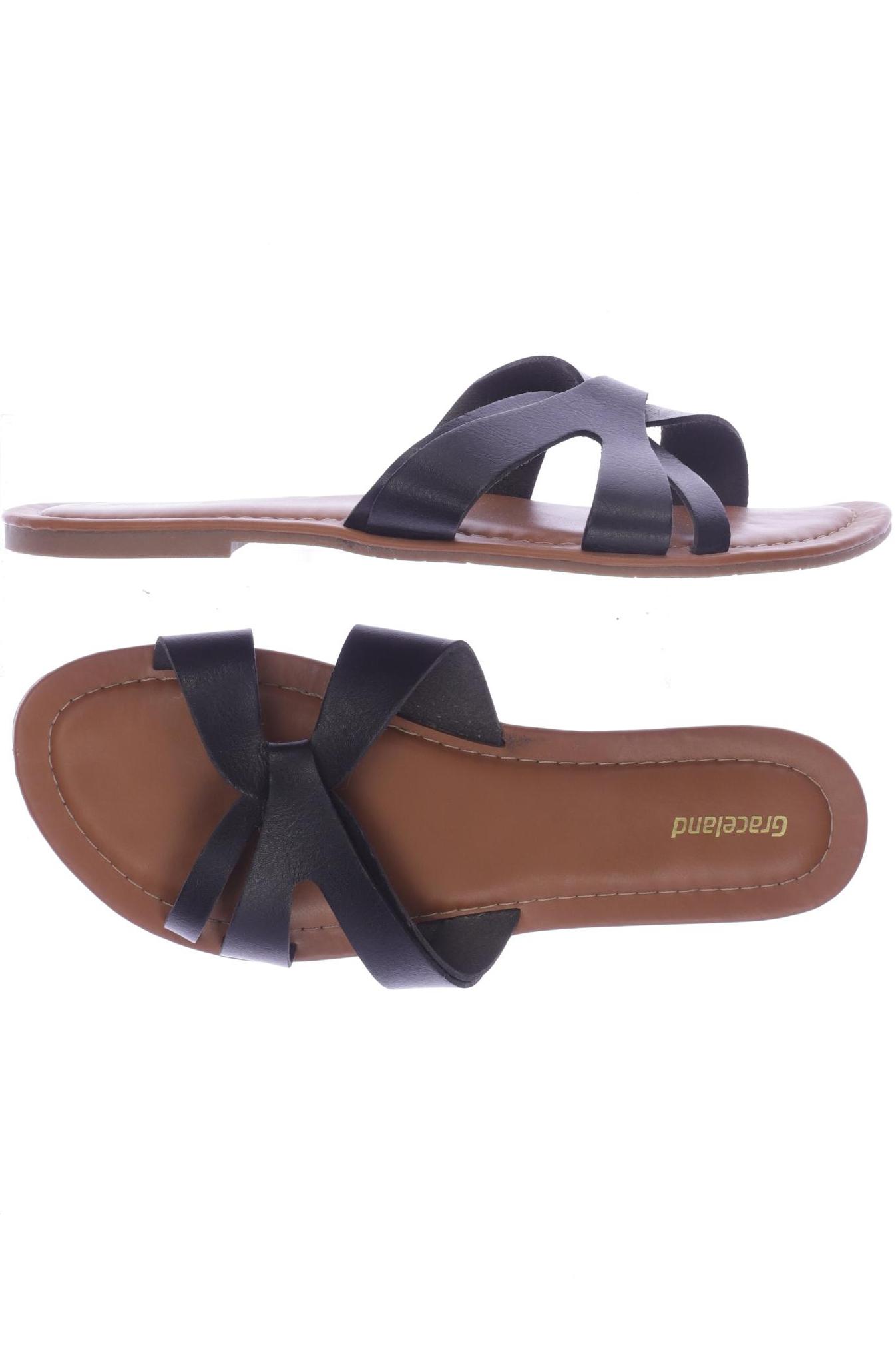 

Graceland Damen Sandale, schwarz, Gr. 40