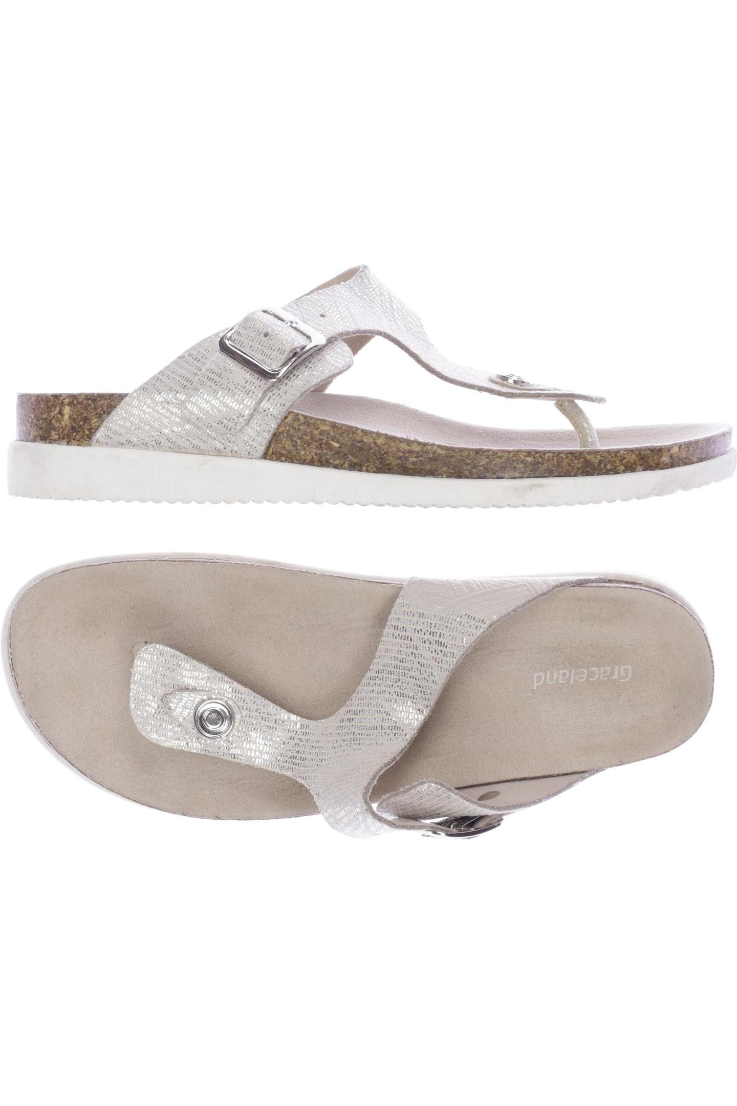 

Graceland Damen Sandale, silber, Gr. 38