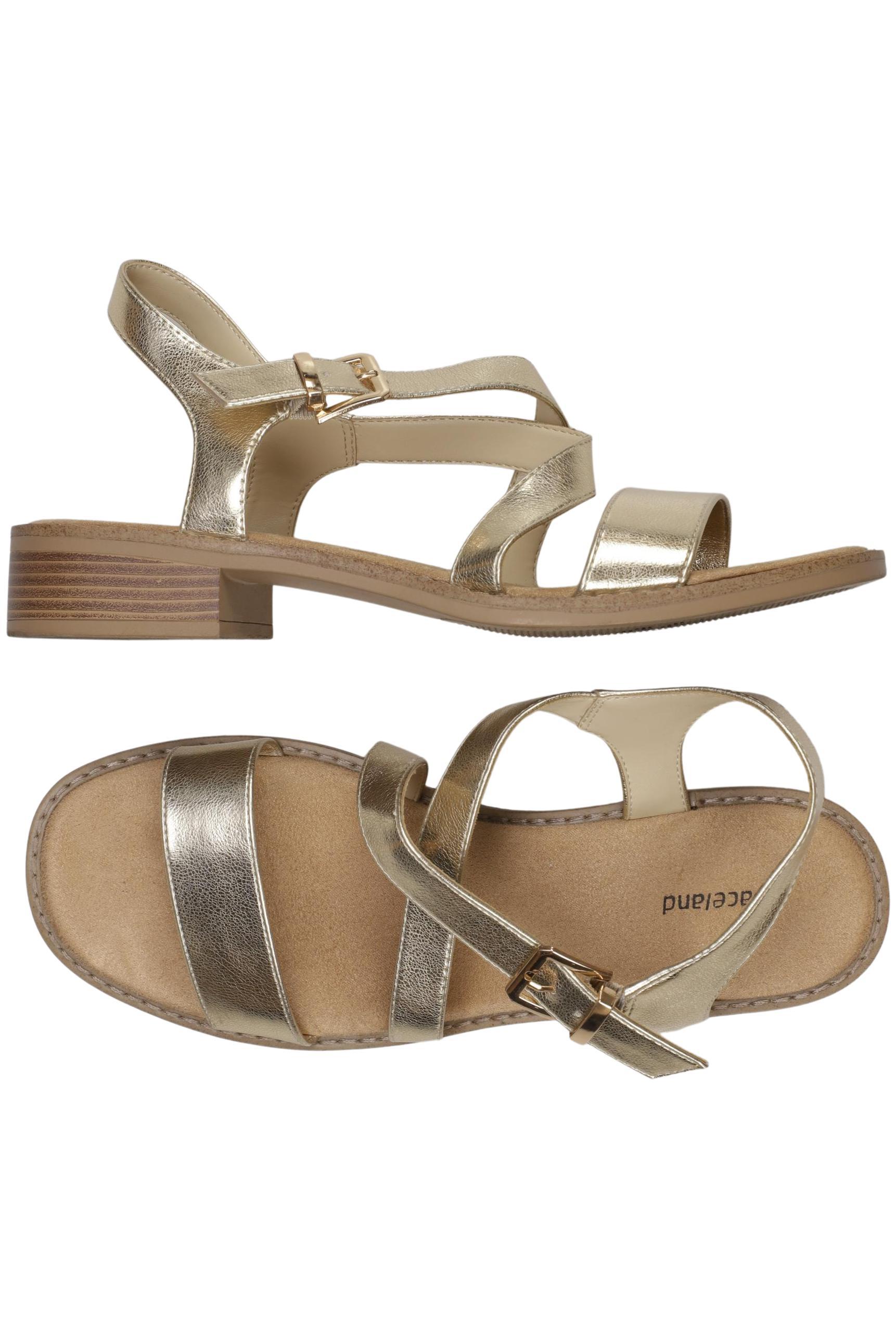 

Graceland Damen Sandale, gold, Gr. 39