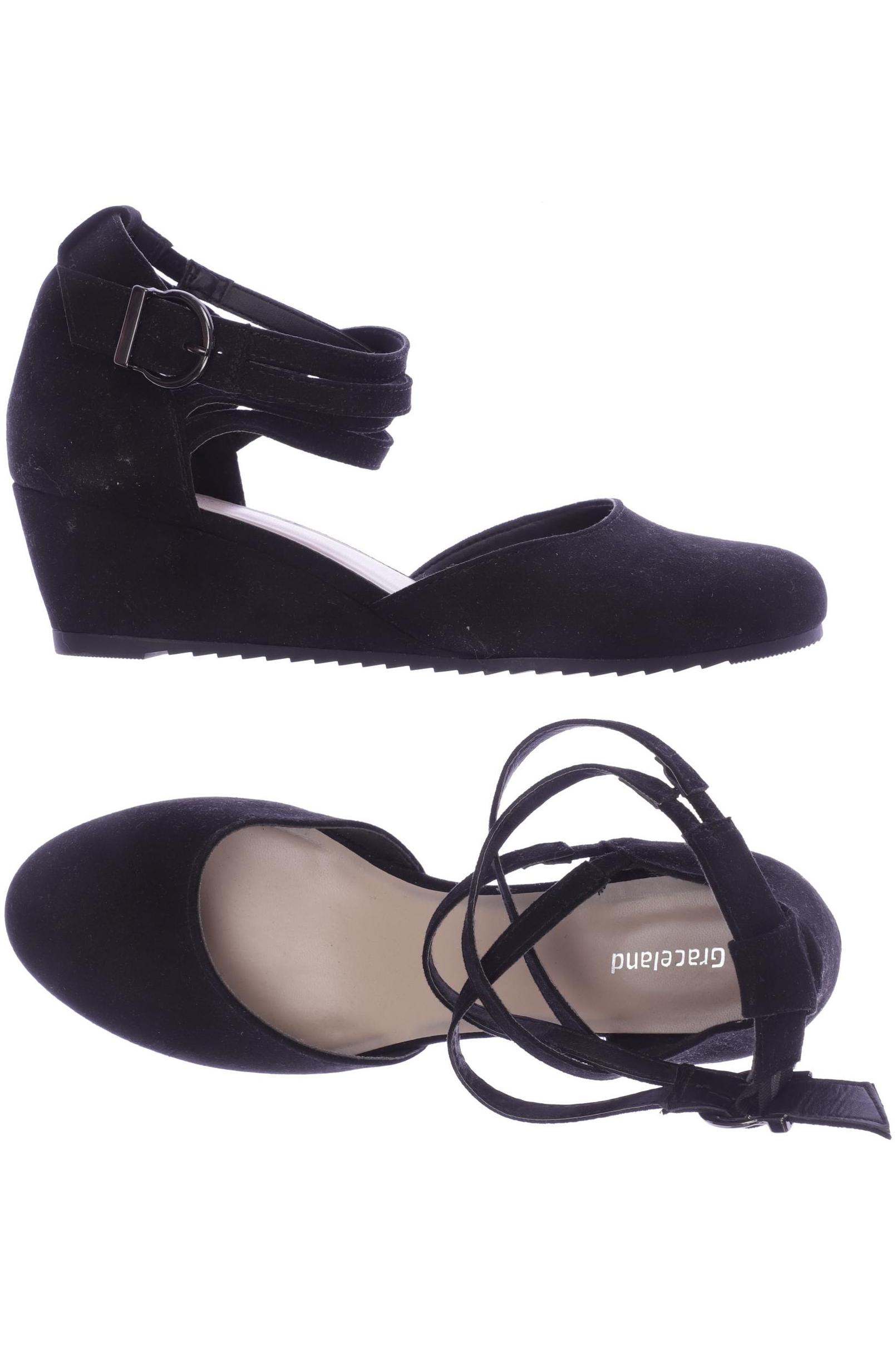 

Graceland Damen Sandale, schwarz, Gr. 40