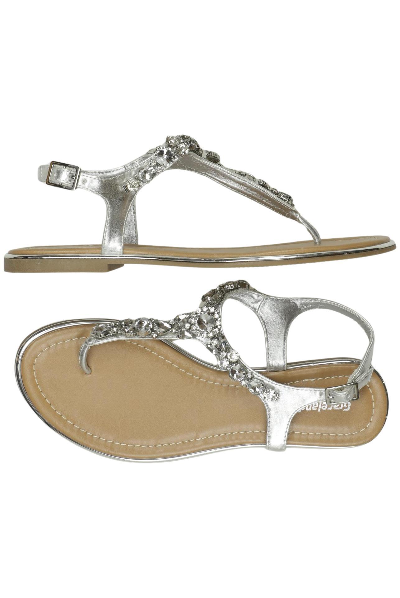 

Graceland Damen Sandale, silber, Gr. 38