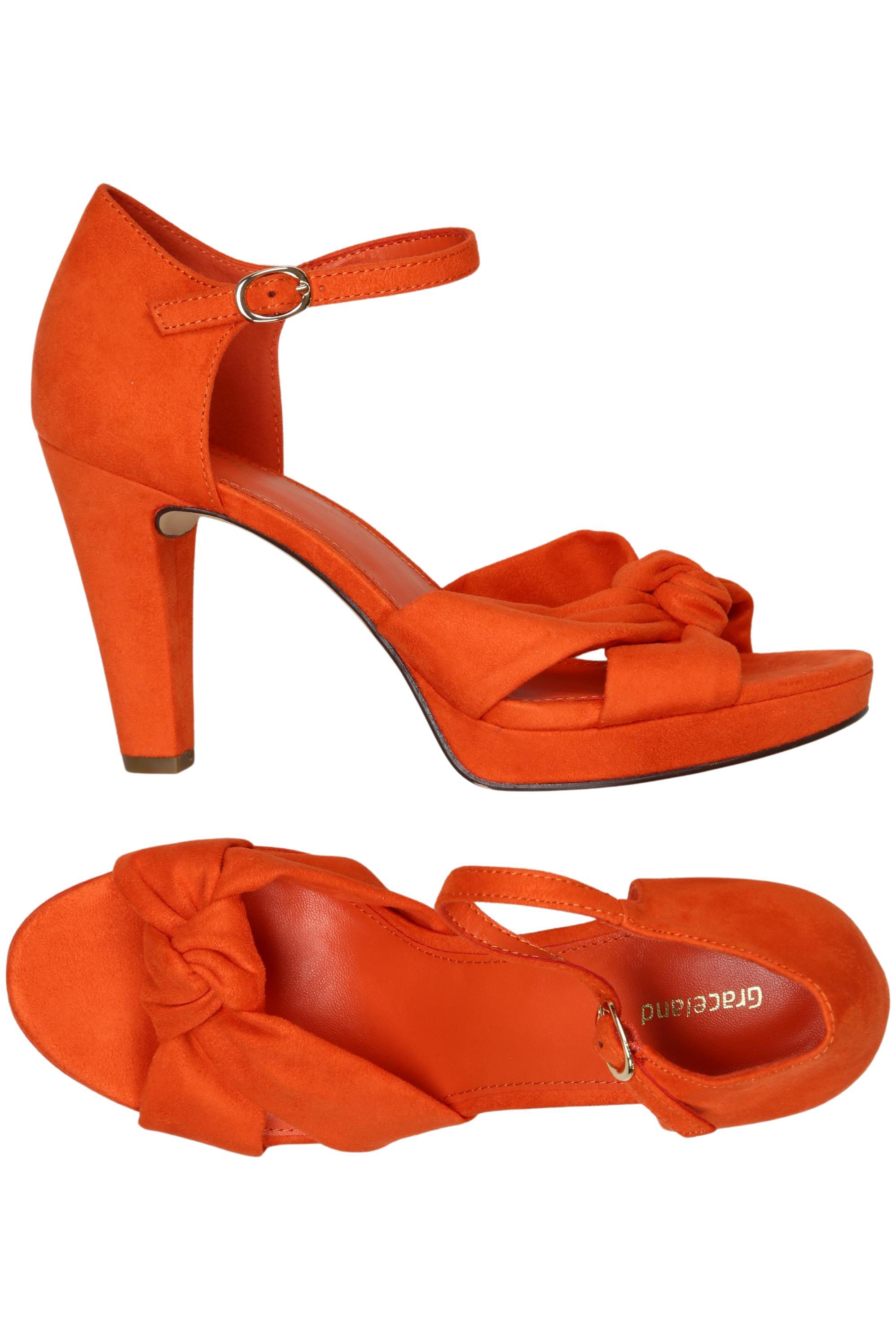 

Graceland Damen Sandale, orange, Gr. 40