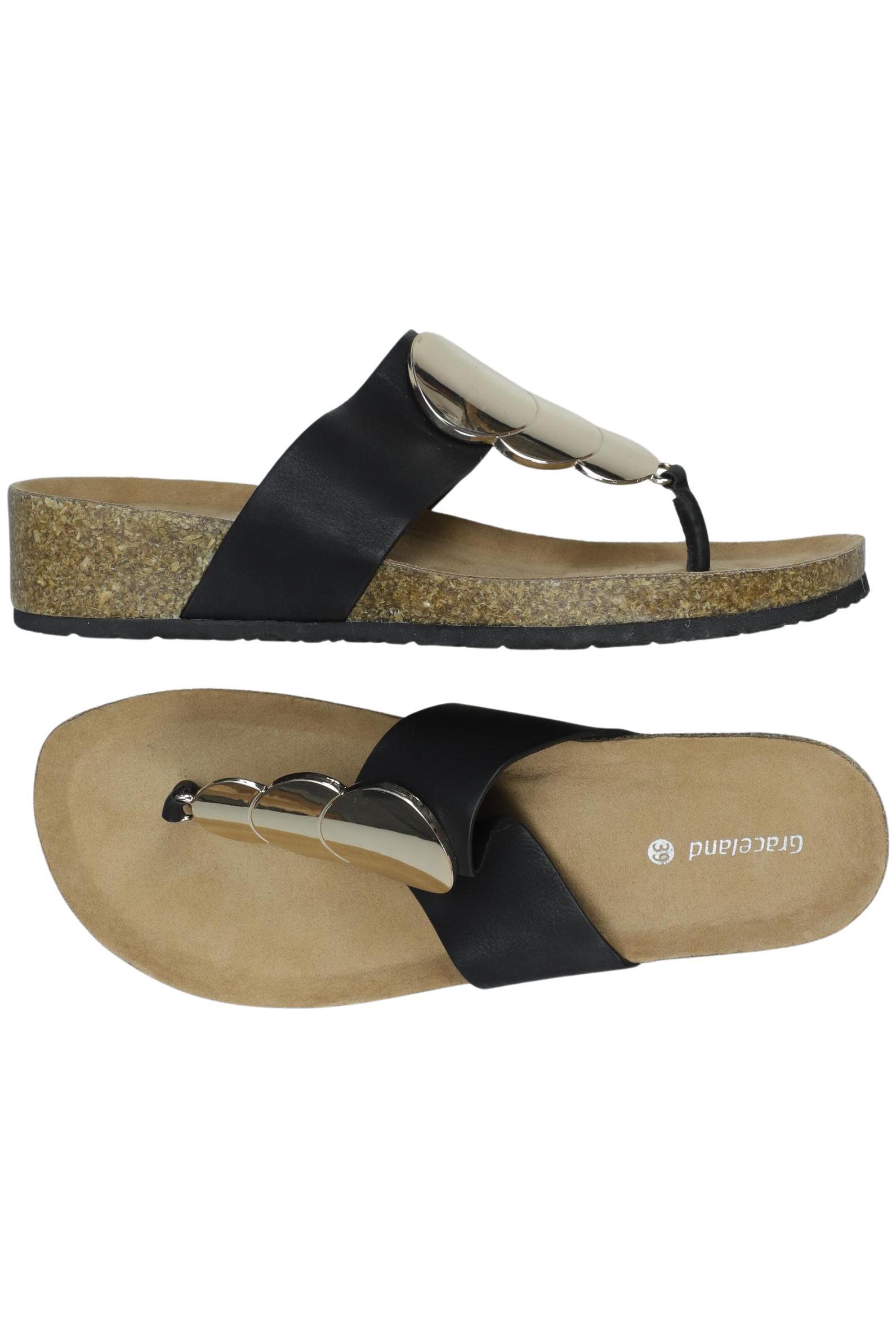 

Graceland Damen Sandale, schwarz, Gr. 39
