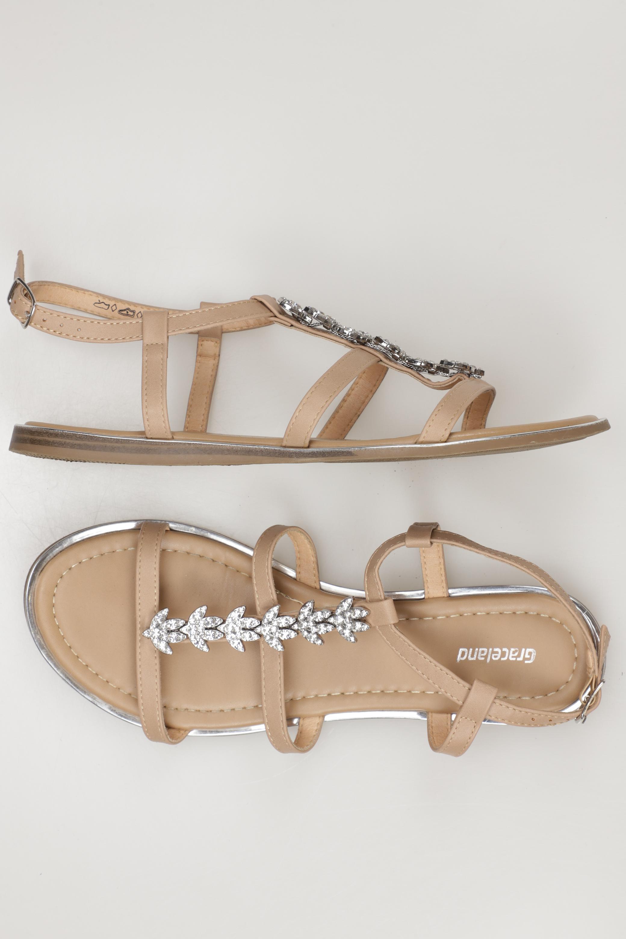 

Graceland Damen Sandale, beige, Gr. 39