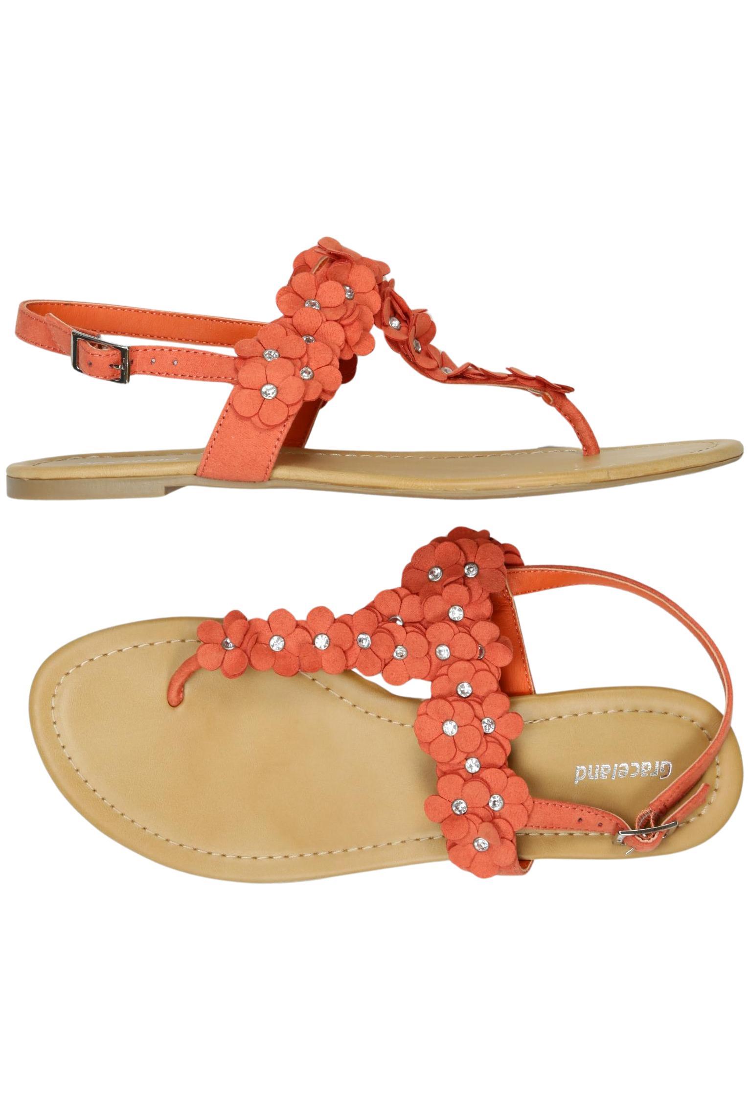 

Graceland Damen Sandale, orange, Gr. 43