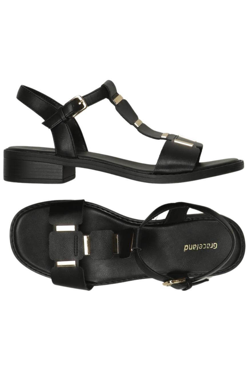 

Graceland Damen Sandale, schwarz, Gr. 37