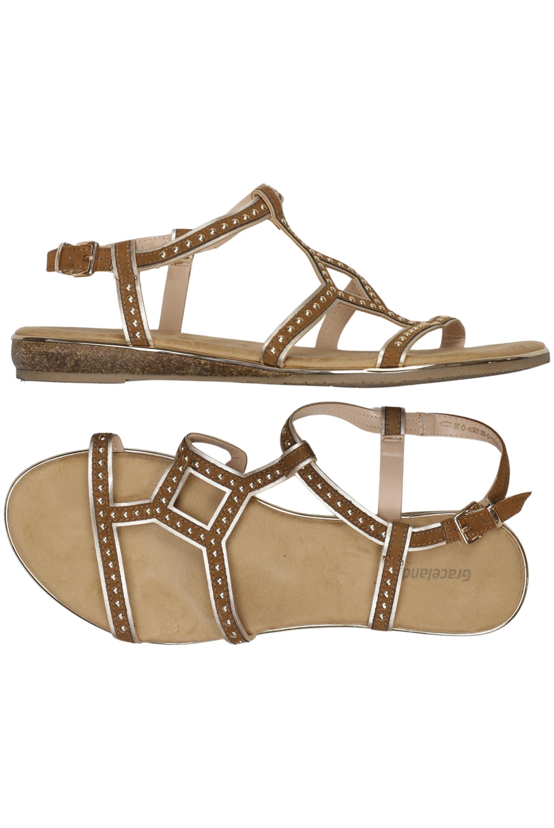 

Graceland Damen Sandale, braun, Gr. 40